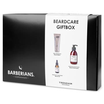 Barberians - Darčeková krabička na starostlivosť o bradu | Čistiaci šampón na bradu, olej na bradu, balzám na bradu