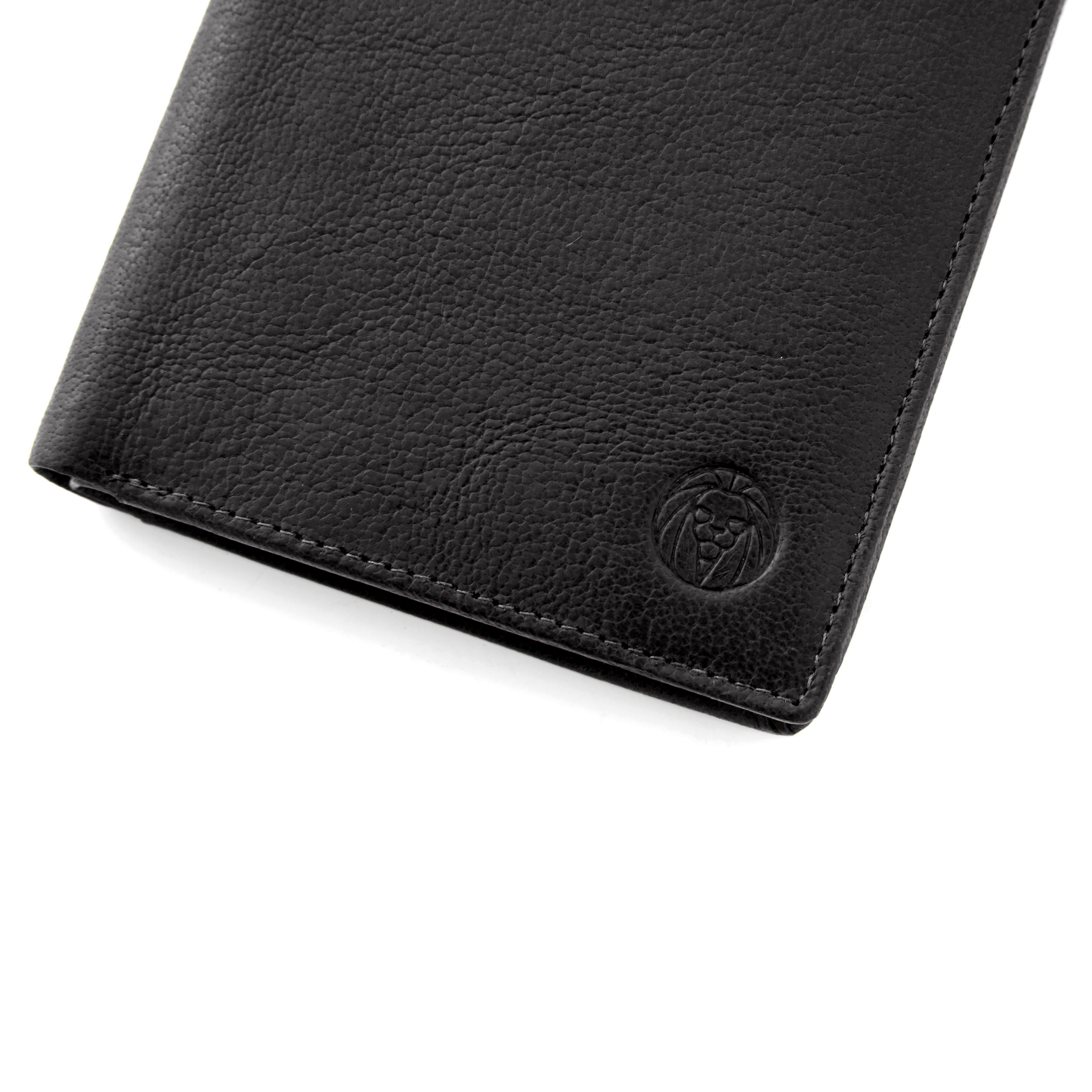 California | Black Stand-Up Leather Wallet | In stock! | Lucleon