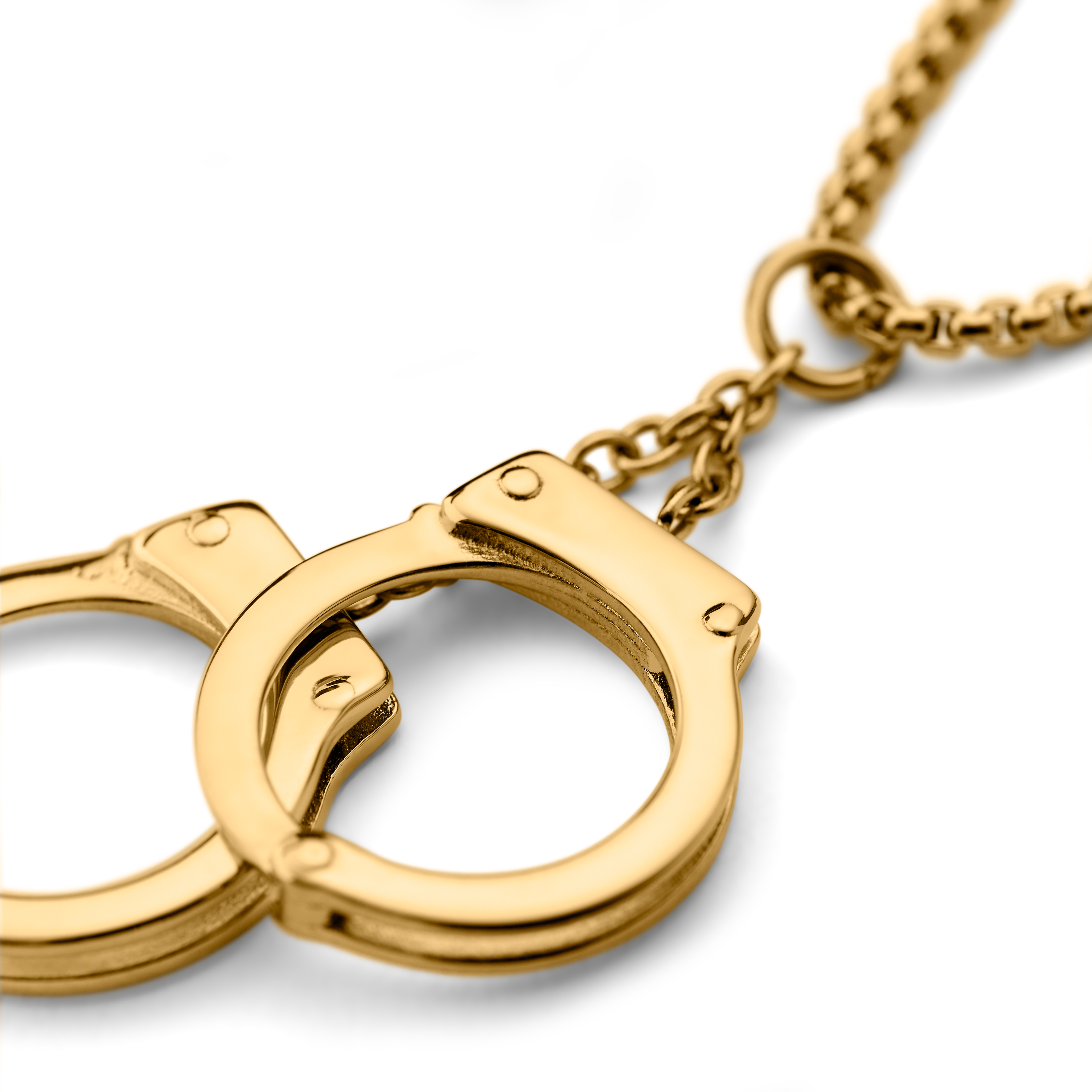 Egan | Gold-tone Handcuff Necklace - 6
