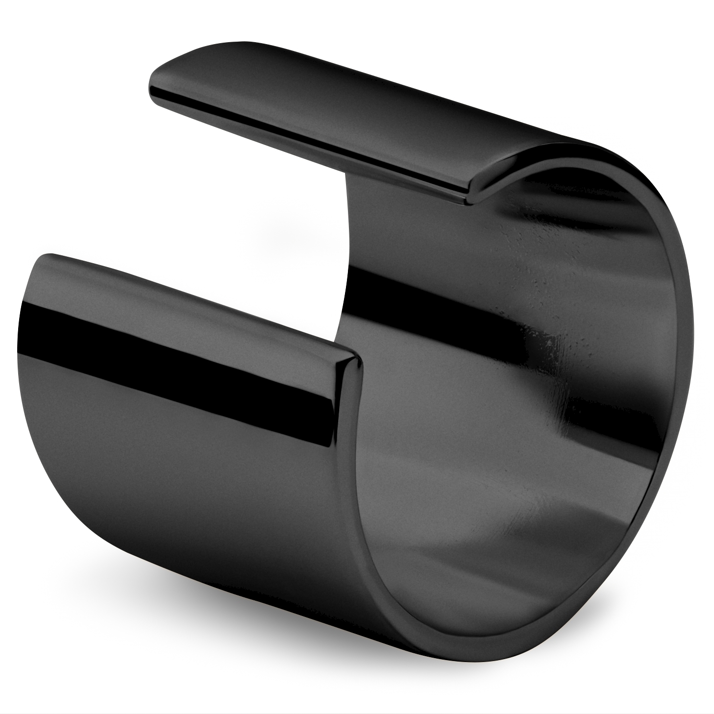 Helix | 10 mm Black Ear Cuff - 5