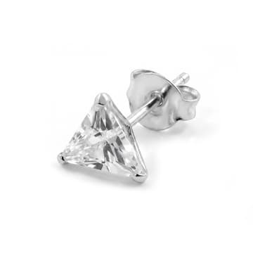 Lucid | 925 Sterling Silver 6mm Triangular Zirconia Stud Earring Lucid | 925 Sterling Silver 6mm Triangular Zirconia Stud Earring
