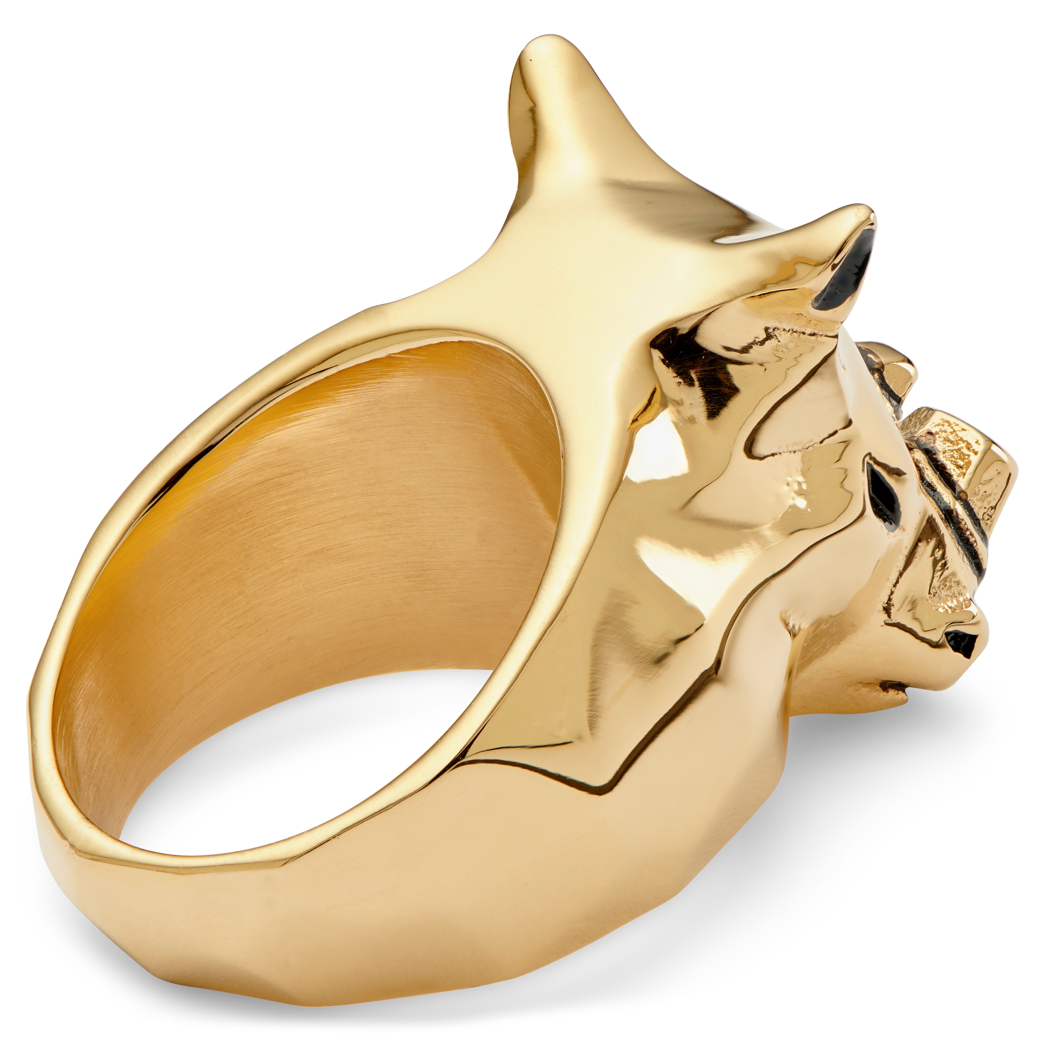 Mack Gold-Tone Rhino Ring  - 4