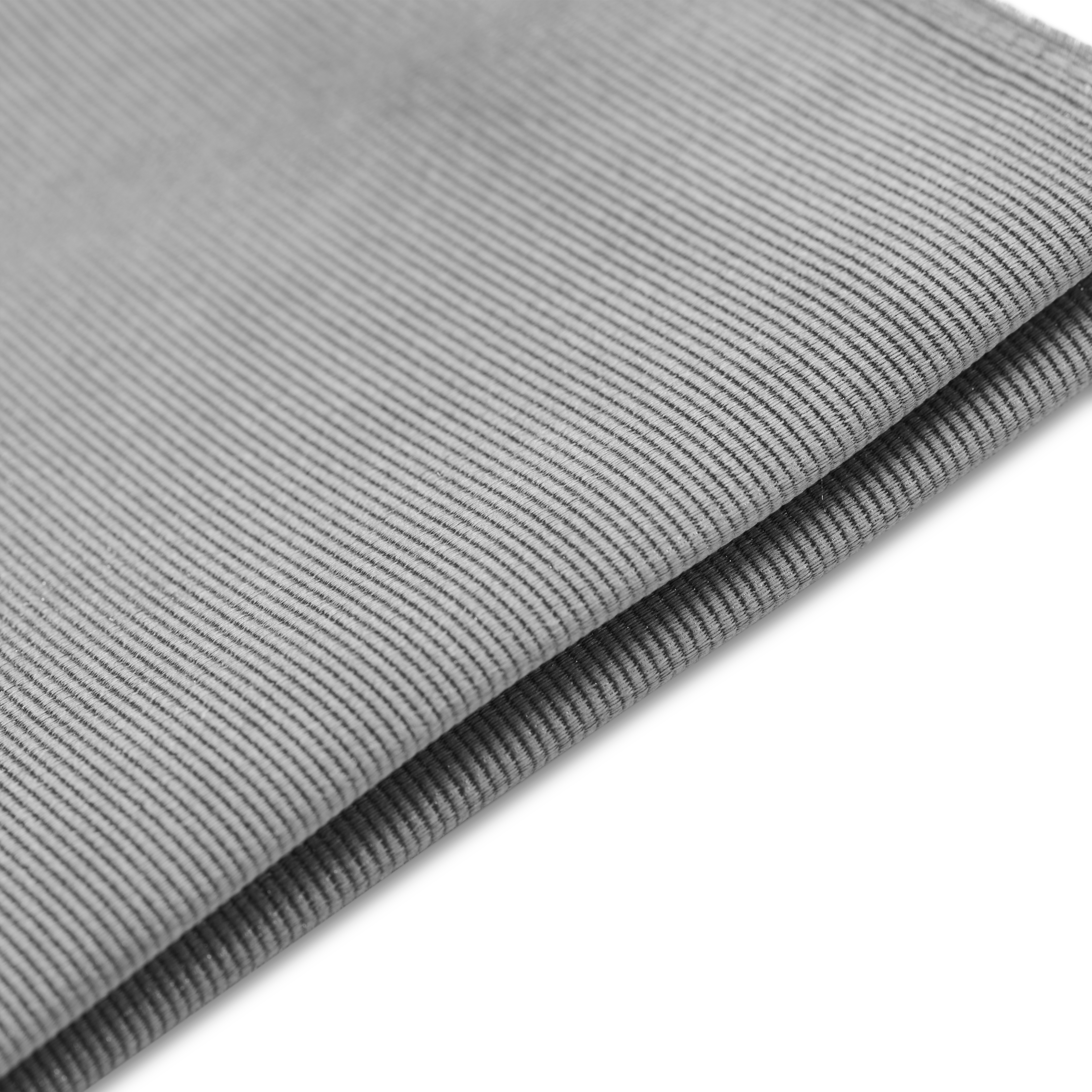 Szara poszetka z jedwabiu diagonalnego - 5