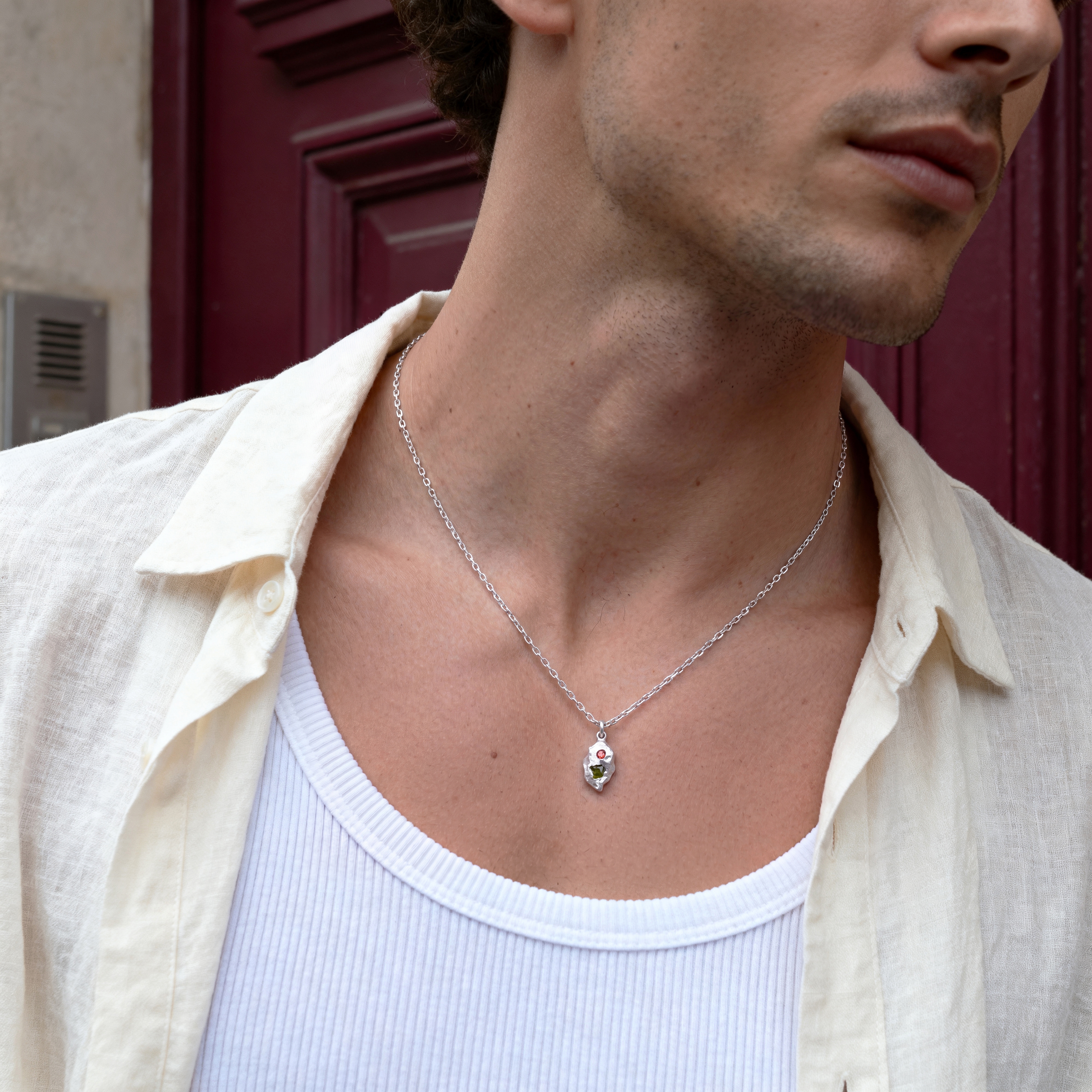 Hidden Gem | Salamander ketting van 925 sterling zilver - 4
