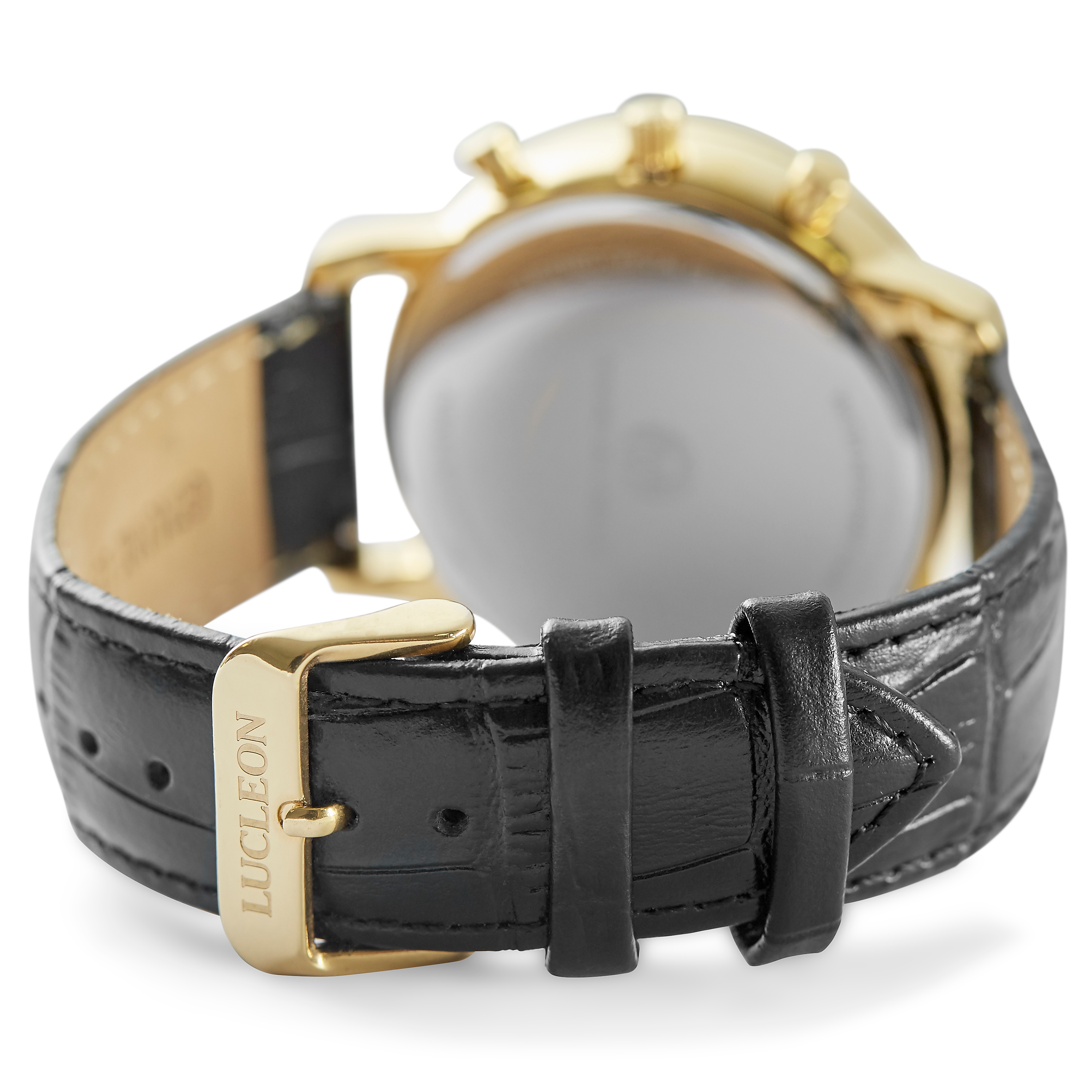 Landgraf Horloge met metalen riempje goud zakelijke stijl Sieraden Horloges Horloges met metalen riempje 