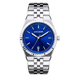 Horloges heren blauwe wijzerplaat Horloges heren blauwe wijzerplaat