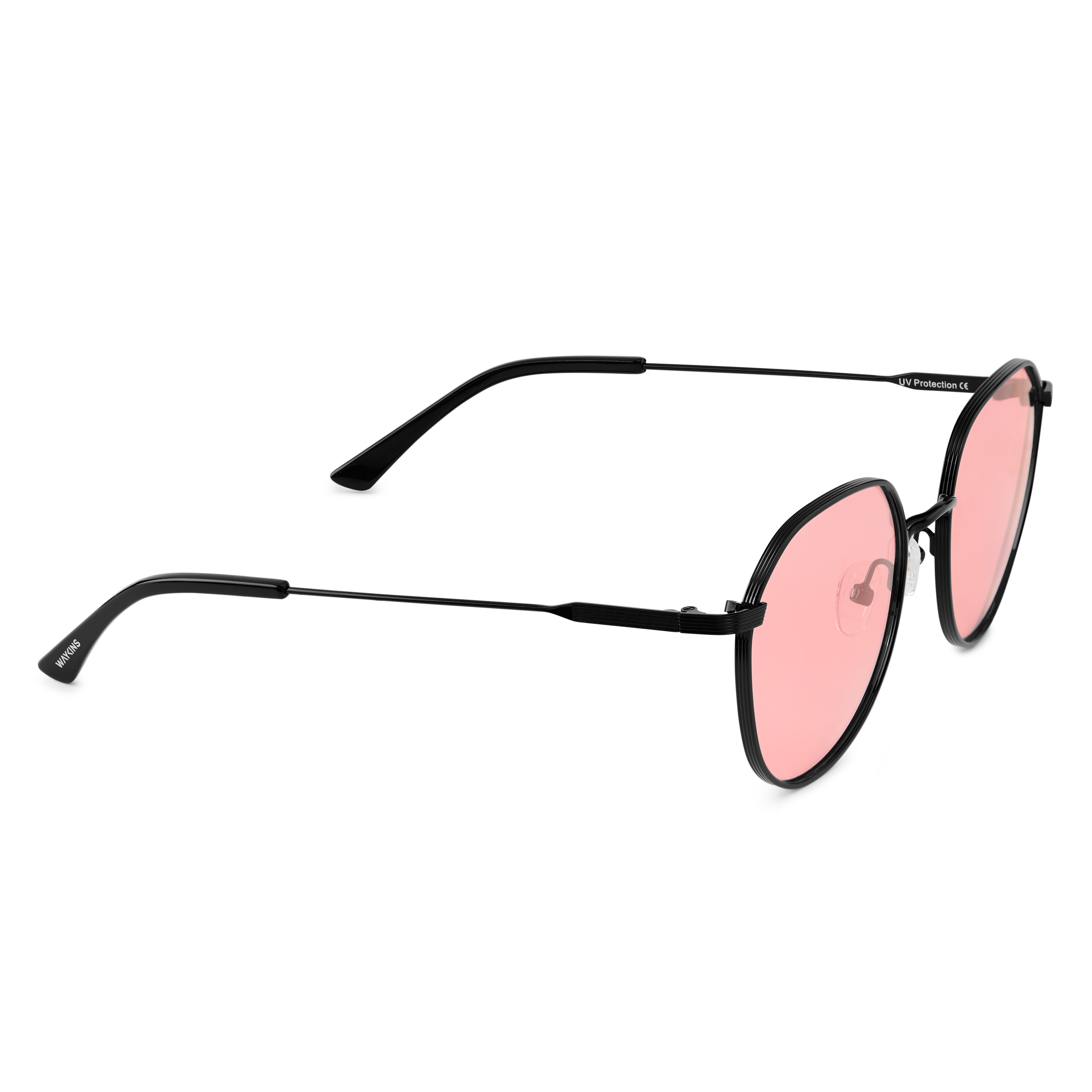 Sonnenbrille Schwarz & Rot Willem Thea  - 3