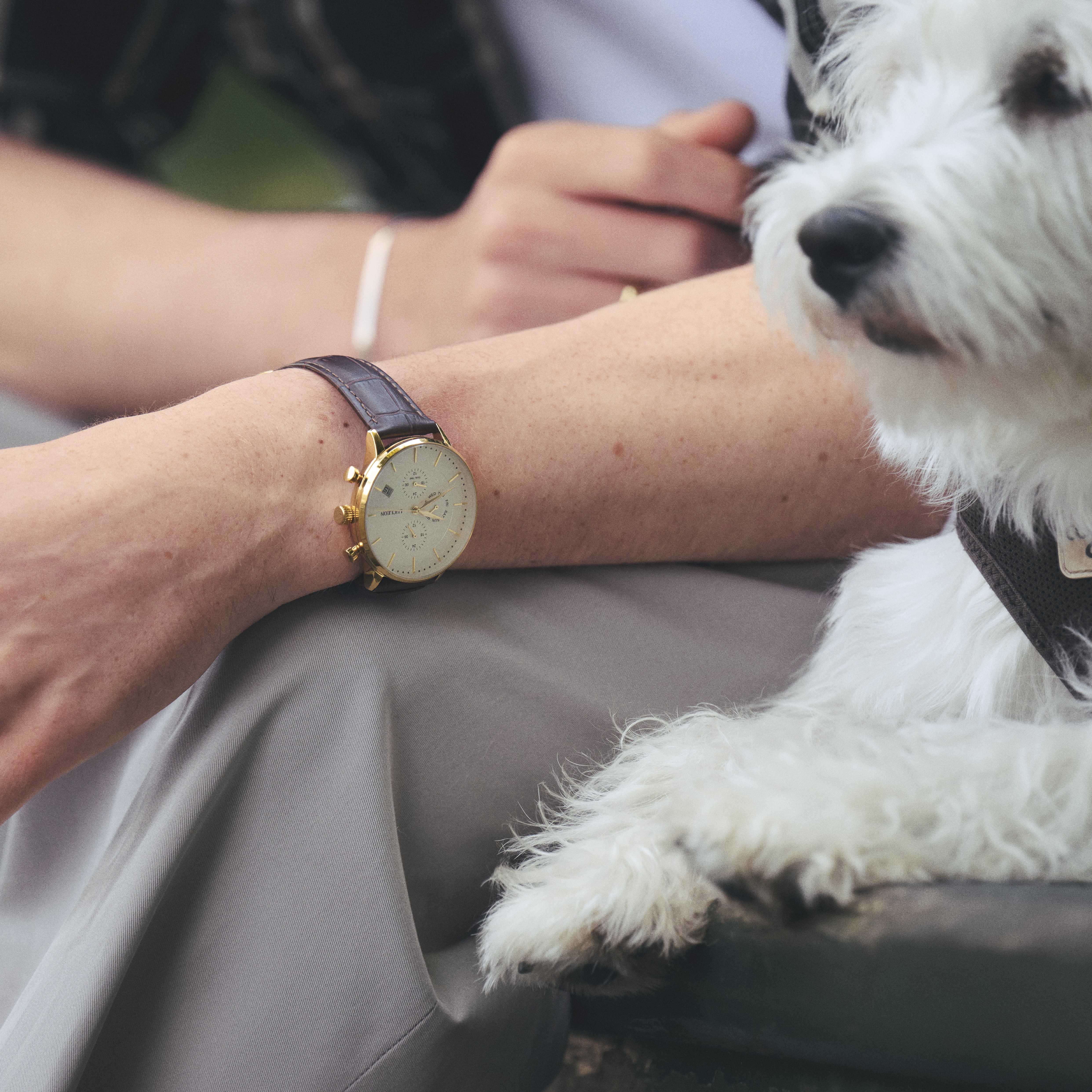 Reloj con doble huso horario de acero Ternion Laurens - 6