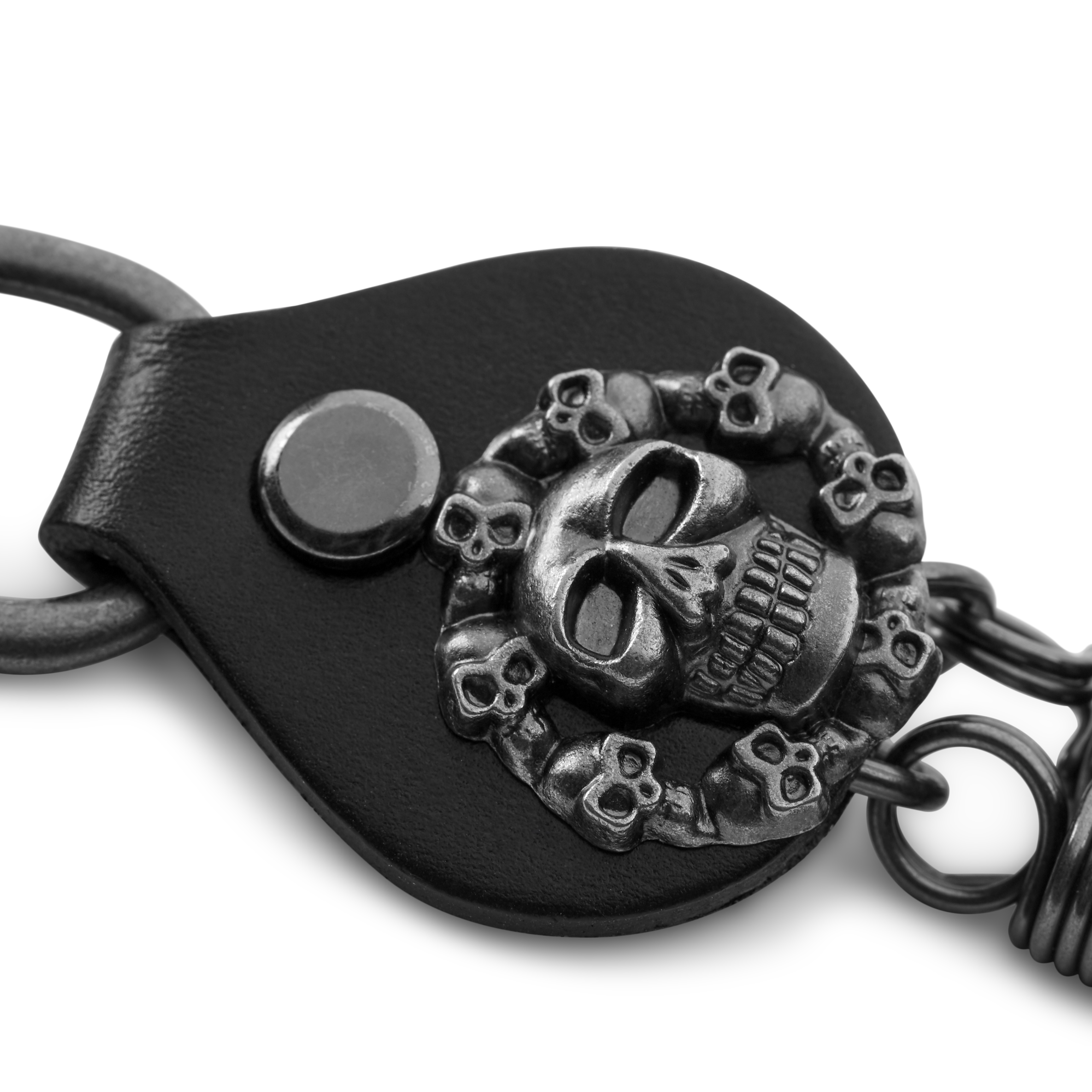 Chaîne de portefeuille à tête de mort Skull Dual Chain - 7