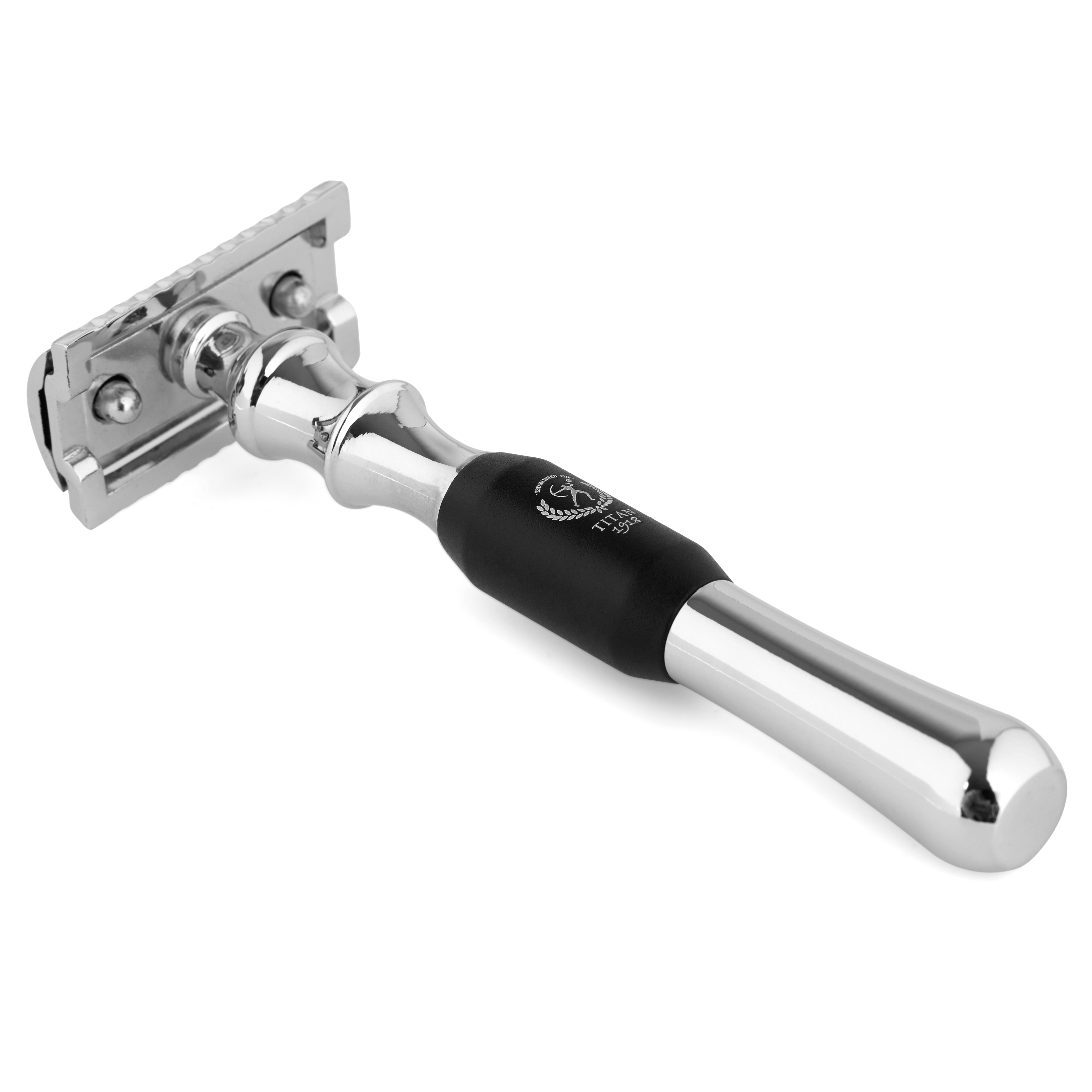 Rasoio di sicurezza nero e argento - 6