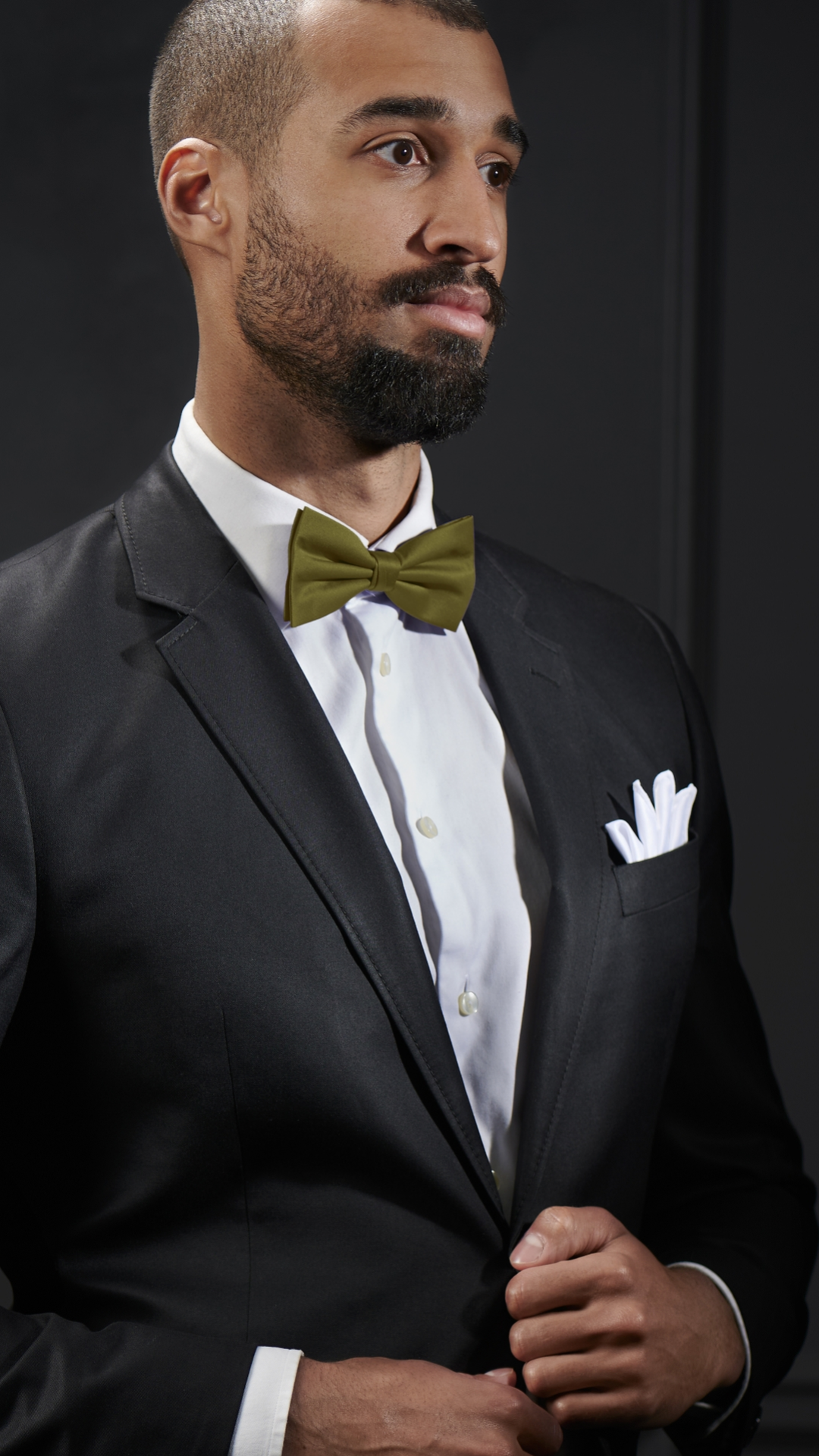 Leaf Green Basic Pre-Tied Bow Tie for Men - Pre-Tied Bow Ties