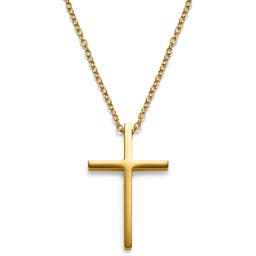 Unity | Gold-tone Cross Necklace