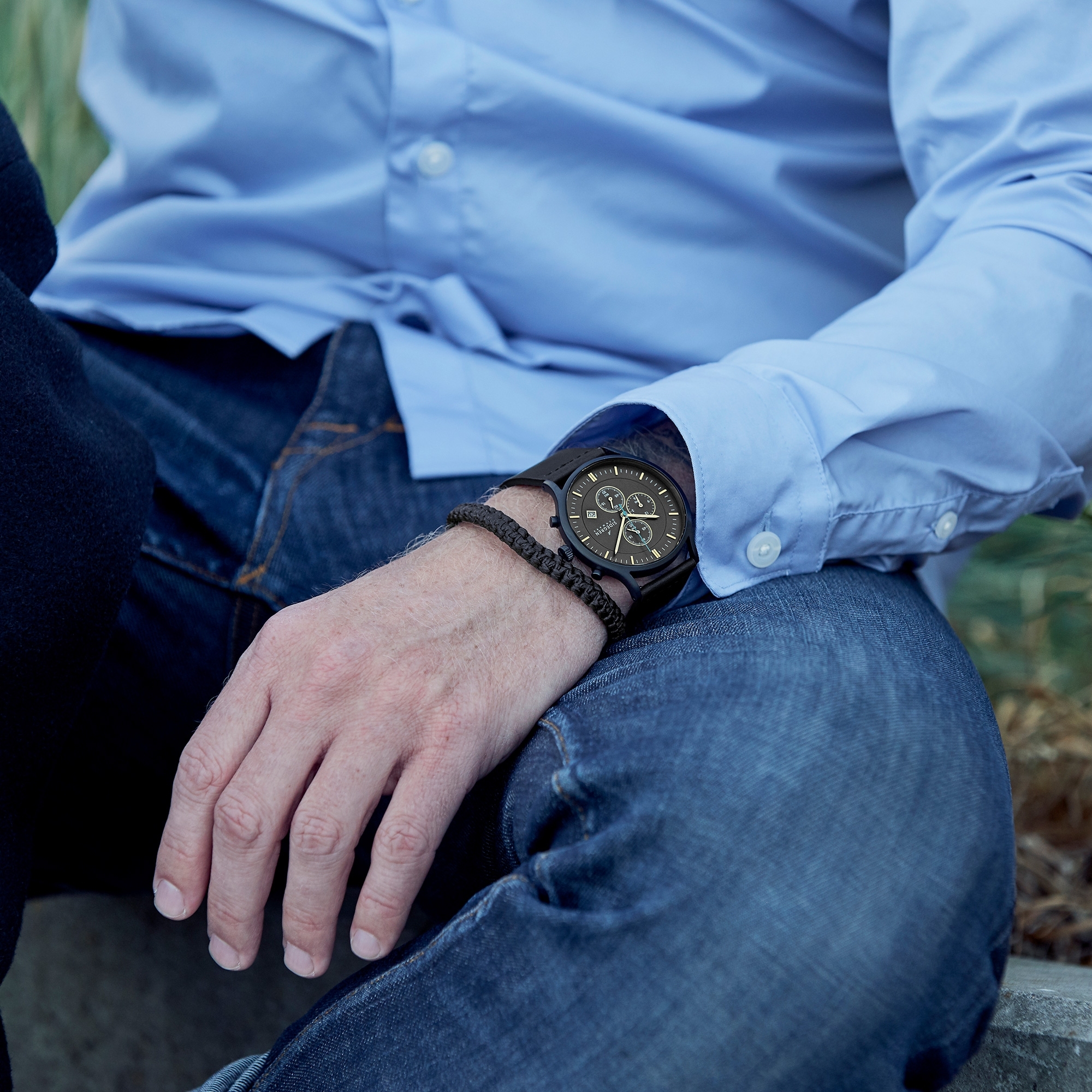 Reloj cronógrafo en tono antracita Revil - 6