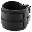 Gladius | Bracelet en cuir de buffle pleine fleur noir à boucle Gladius | Bracelet en cuir de buffle pleine fleur noir à boucle