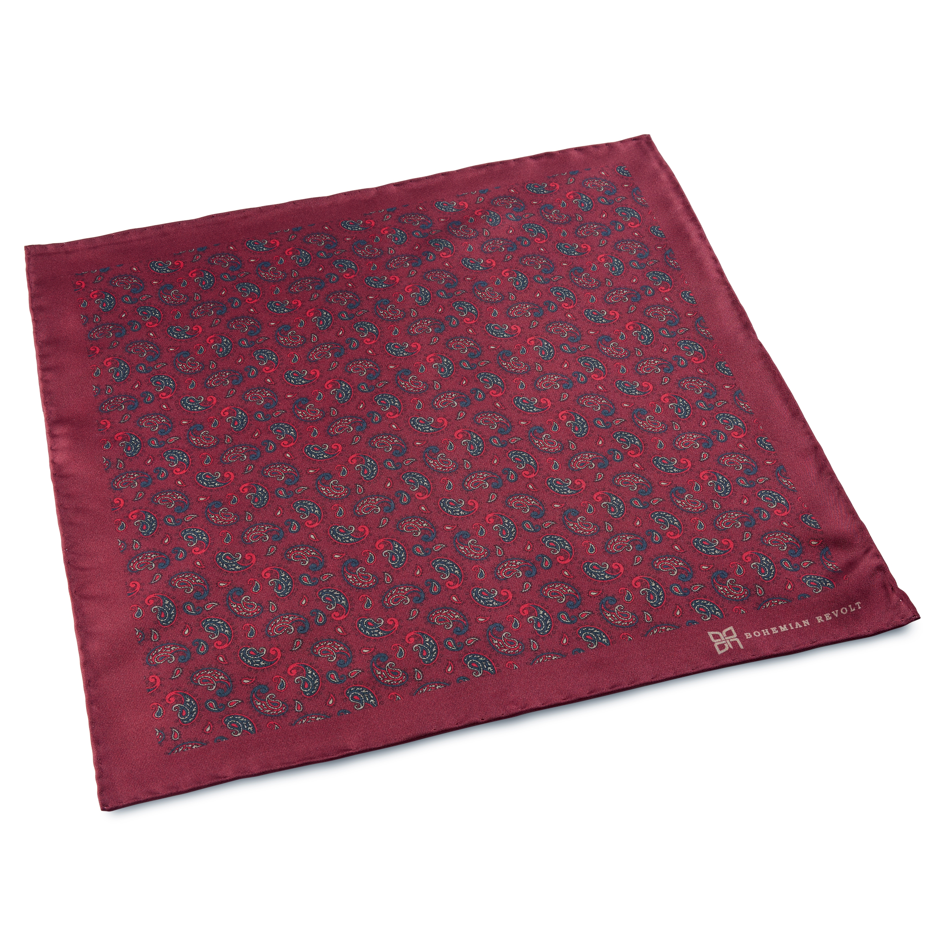 Копринена кърпичка за сако Bob - 2