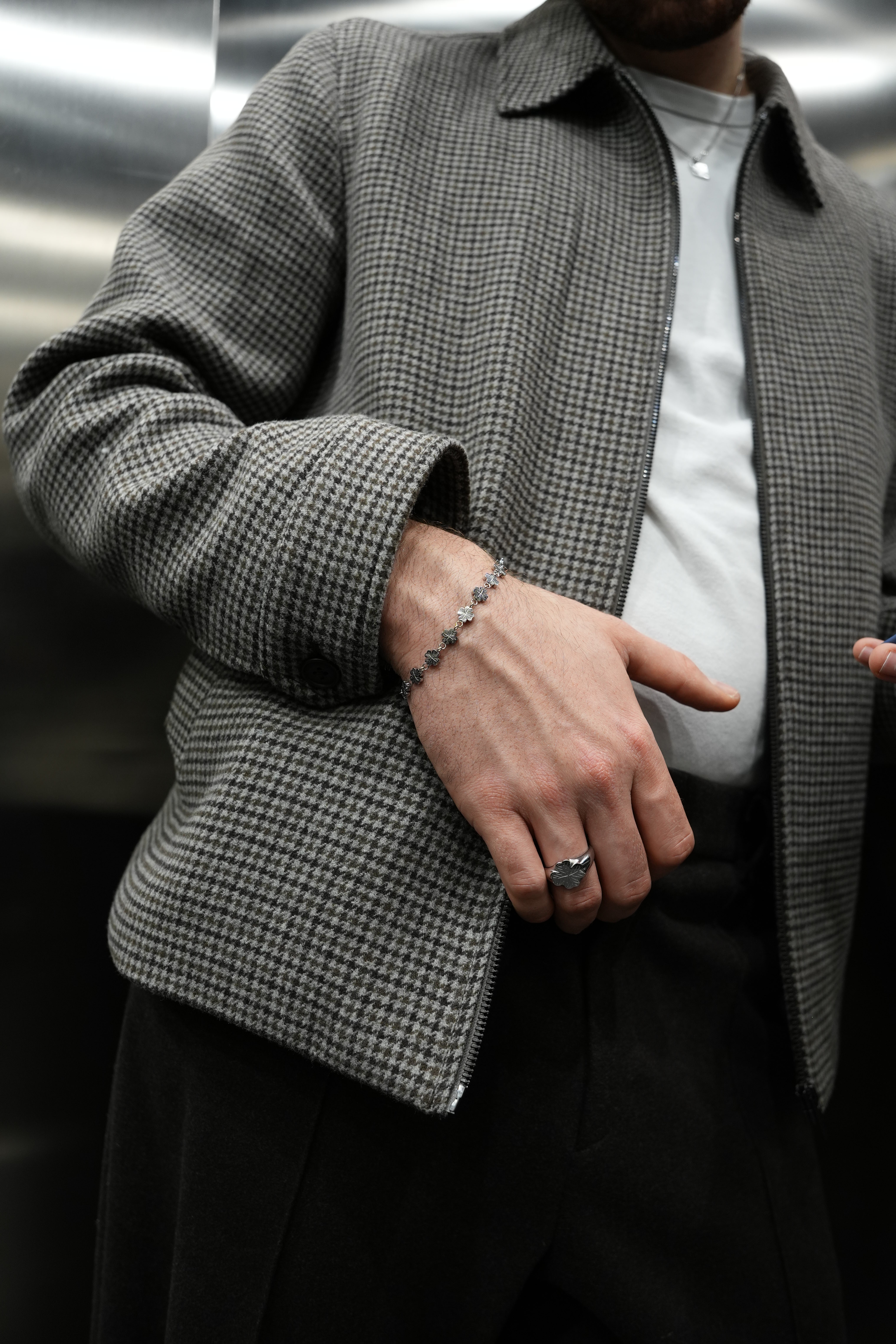 Clover | 7mm 925 Sterling Silver Clover Bracelet - 3