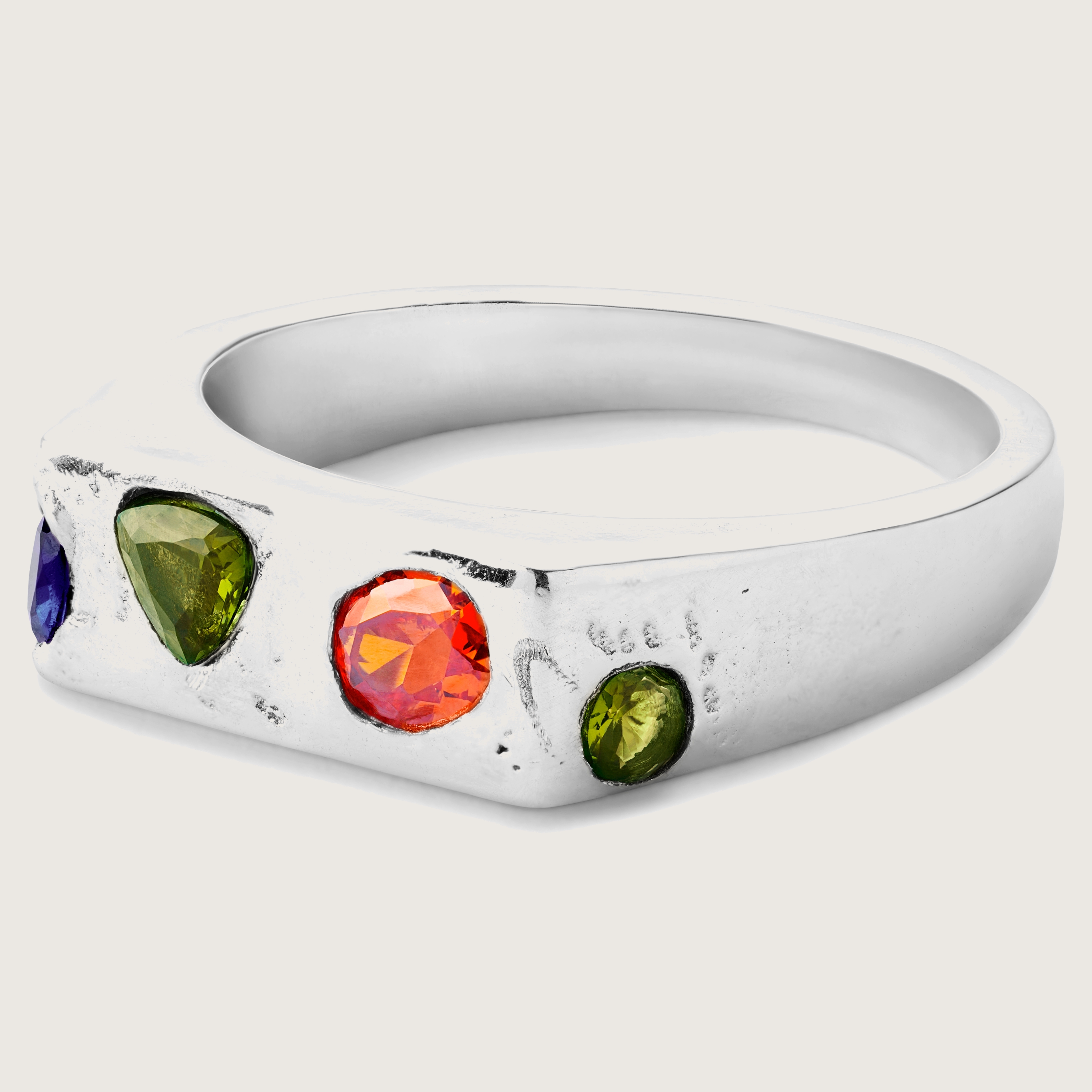 Hidden Gem | Phoenix 925 Sterling Silver Signet Ring | In stock