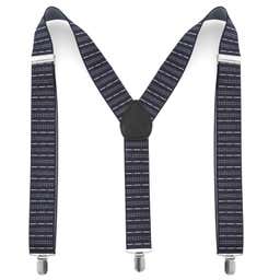 Horizontal Striped Pattern Suspenders - 1 - primary thumbnail small_image gallery