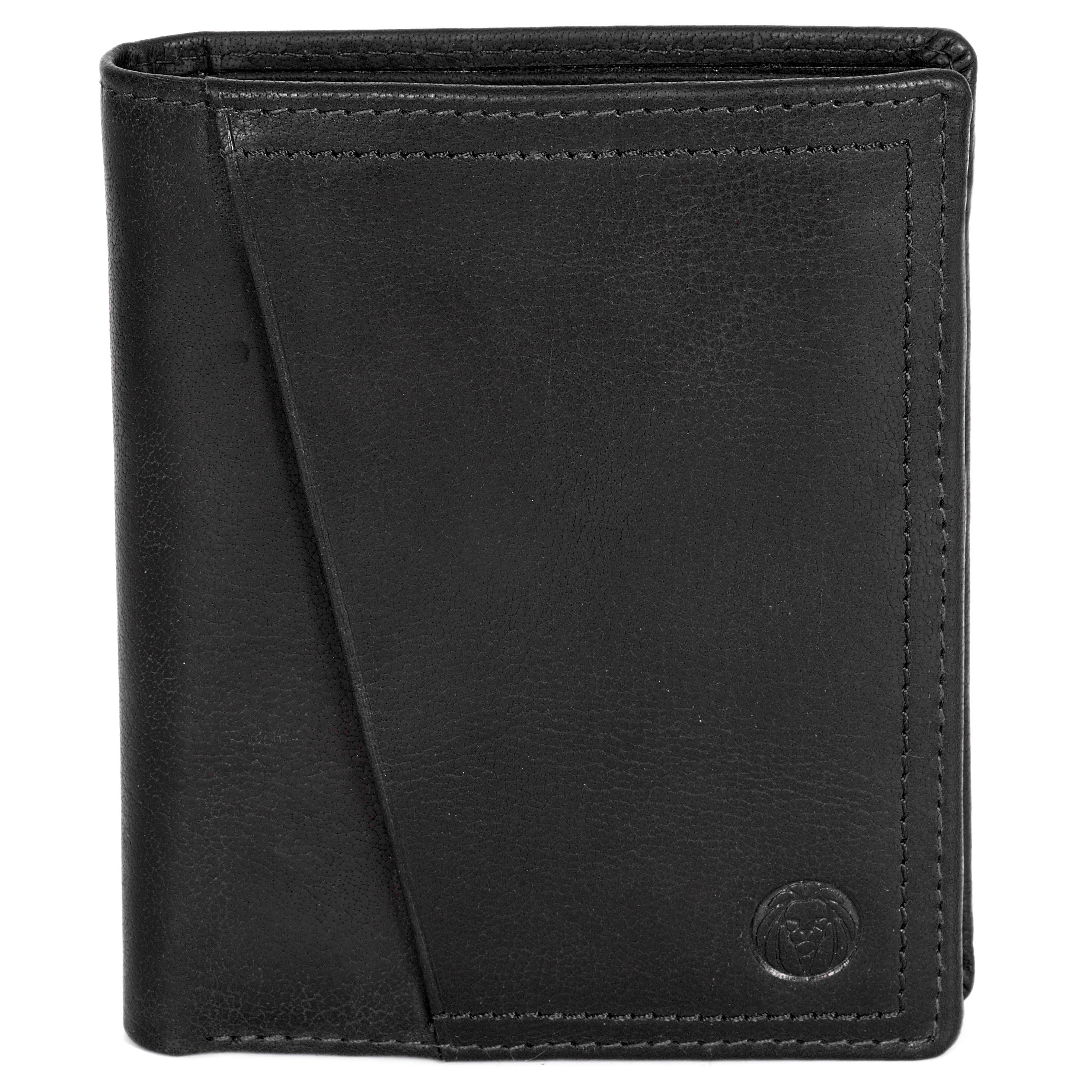 Μαύρο Δερμάτινο Πορτοφόλι Montreal Rustic RFID - 8