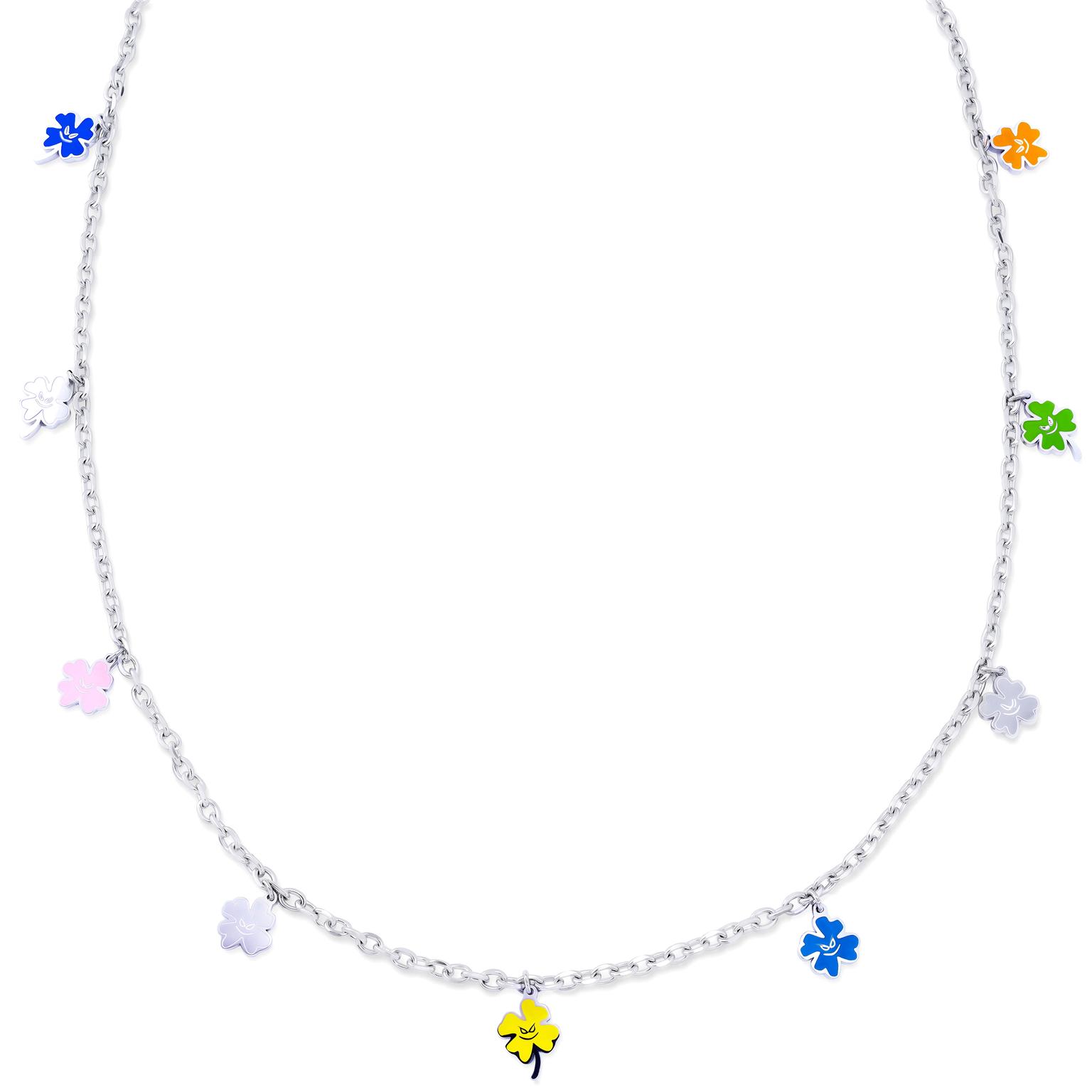 Pearlmania | Lucky Clover naszyjnik ze stali nierdzewnej Pearlmania | Lucky Clover naszyjnik ze stali nierdzewnej