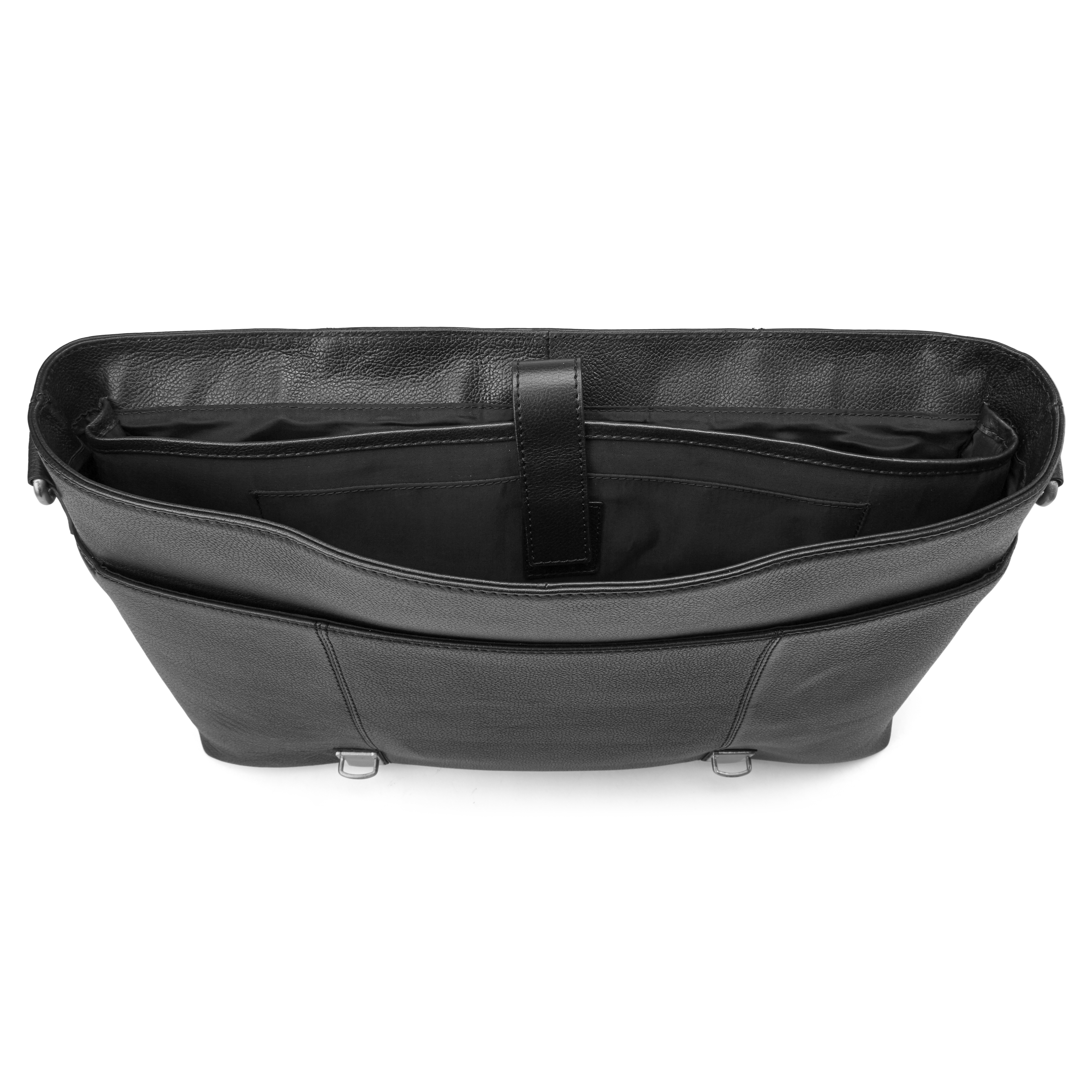 Bandolera de cuero negro Sam - 9