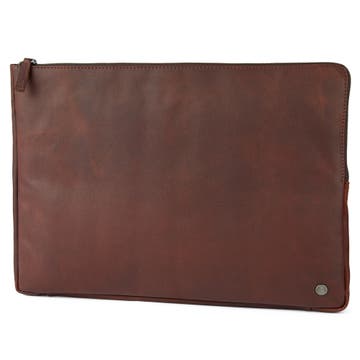 Oxford | Dark Brown Leather Laptop Sleeve