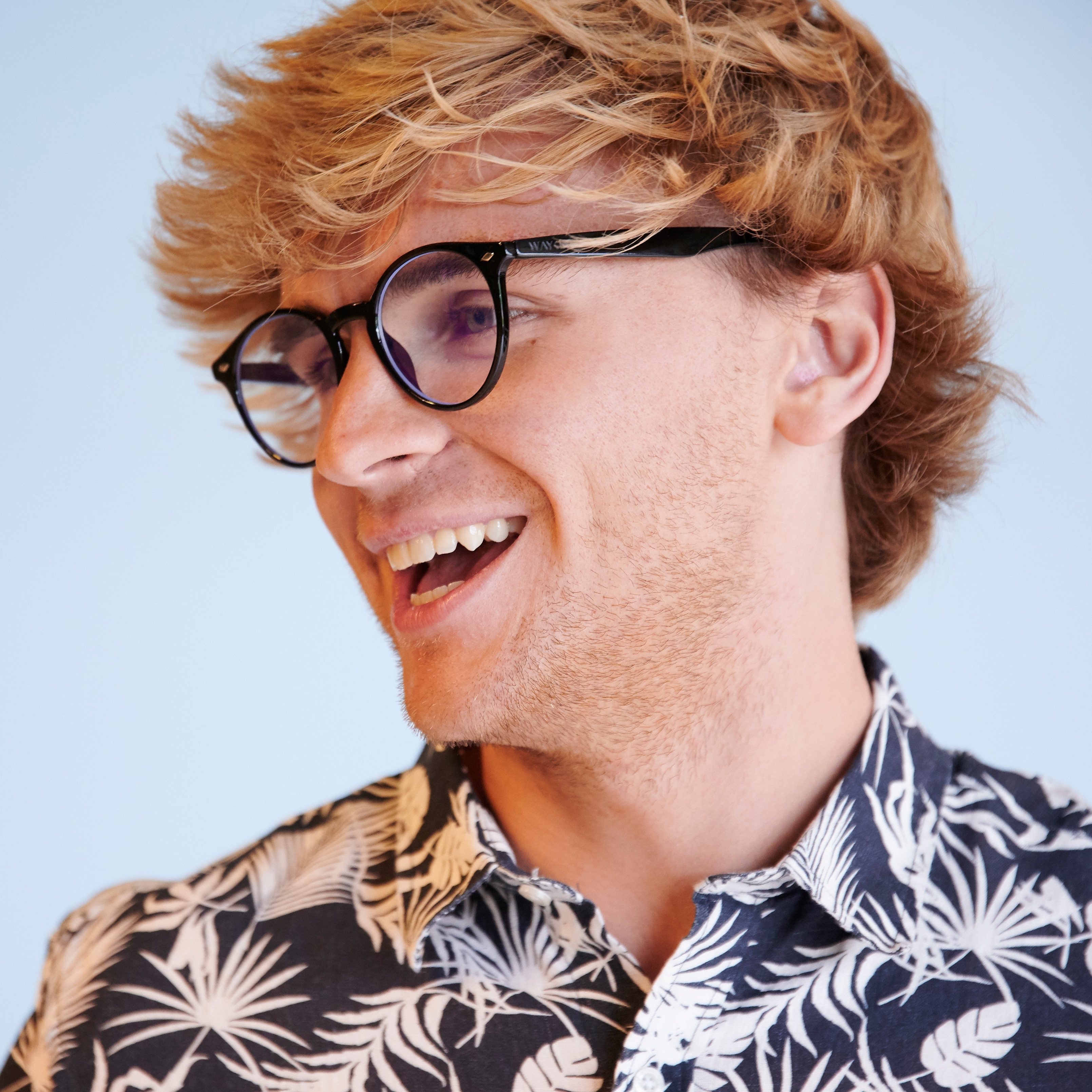 Winston černé brýle s čirými čočkami - 6