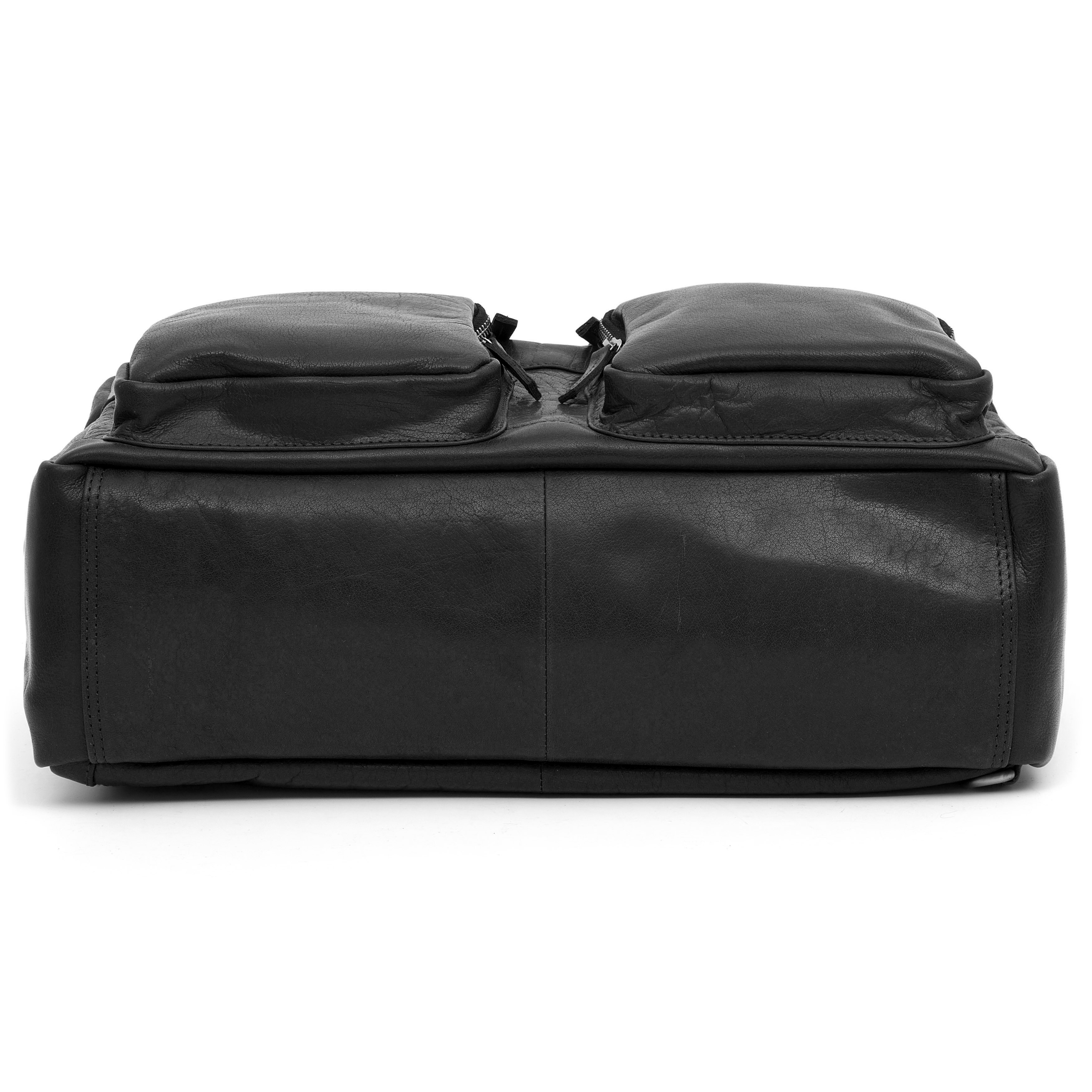 Sac de voyage Montréal Combi en cuir noir  - 10