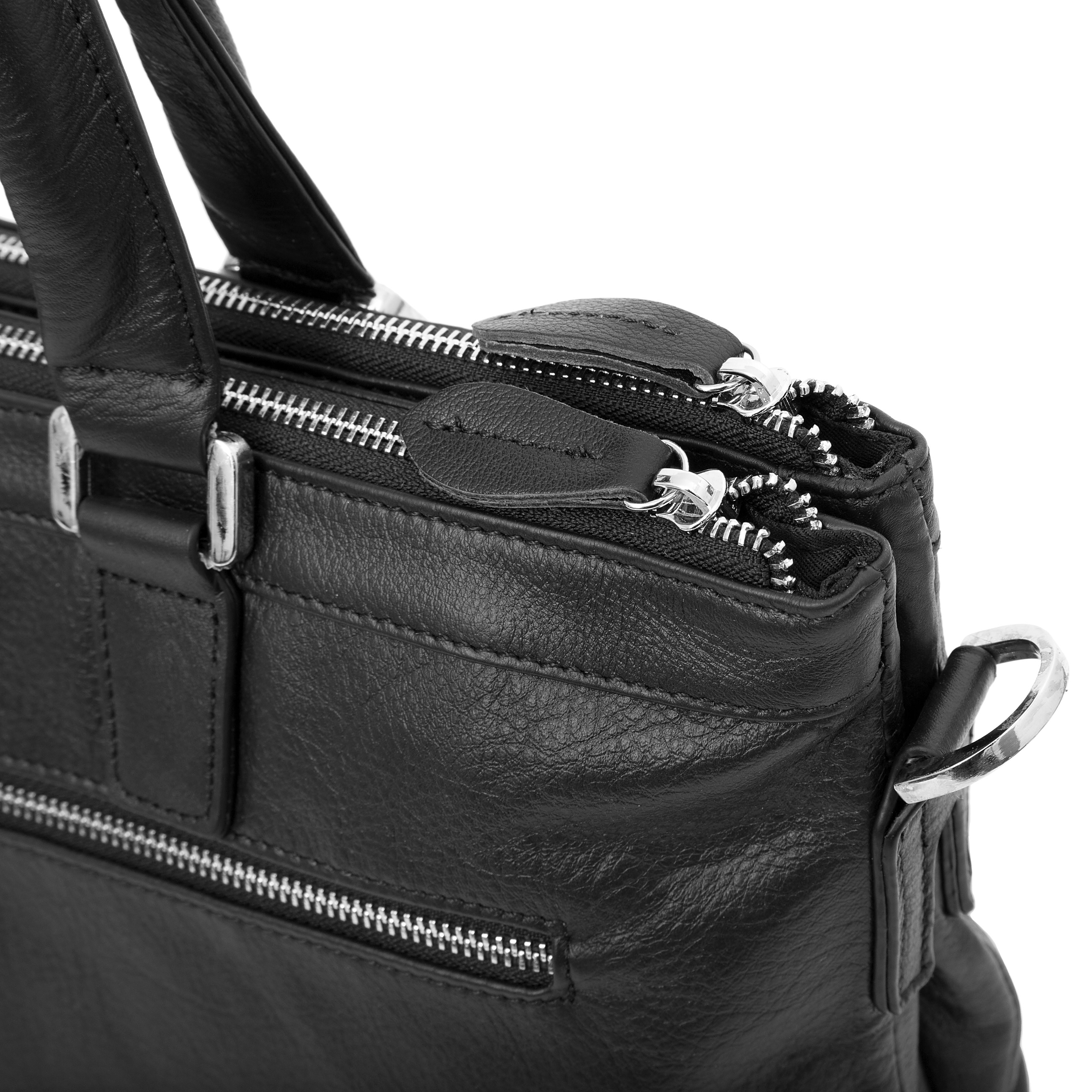Grab & Go Svart Delton Skinnveske - 9