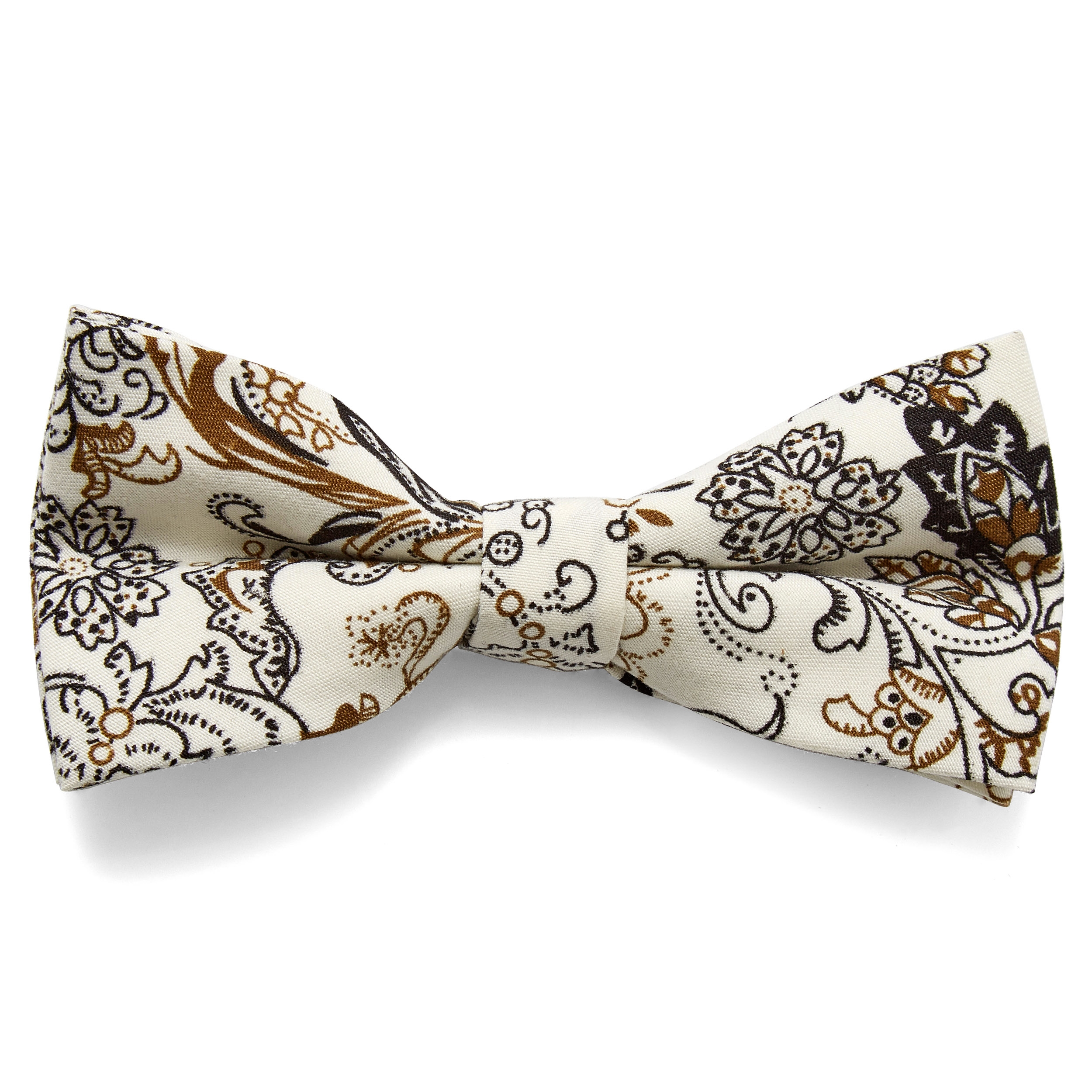 Biała wzorzysta muszka - 1