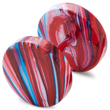 Satago | Faux Écarteur Clou d'Oreille en acier inoxydable multicolore 10 mm Satago | Faux Écarteur Clou d'Oreille en acier inoxydable multicolore 10 mm