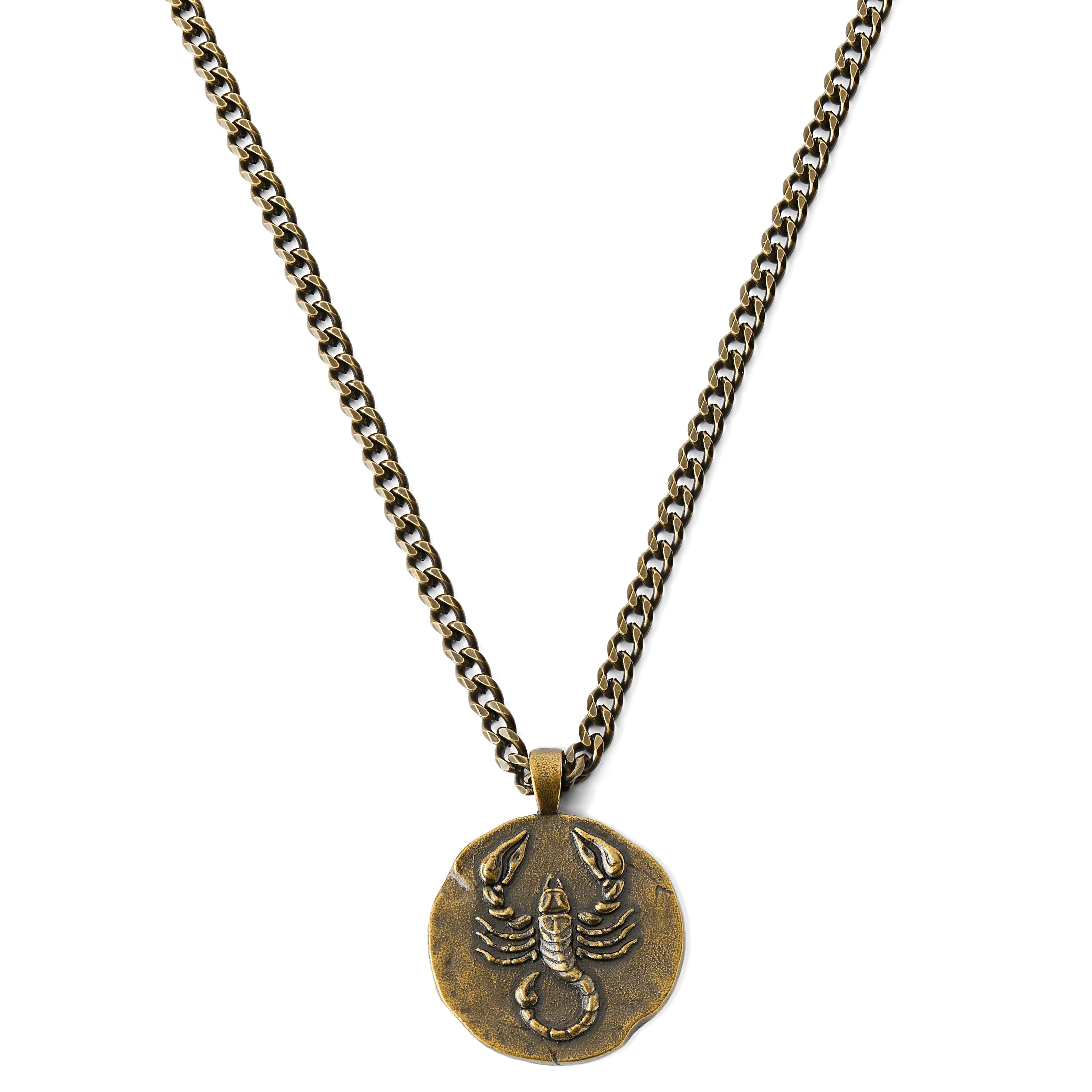 Astro | Gold-Tone Scorpio Zodiac Sign Necklace