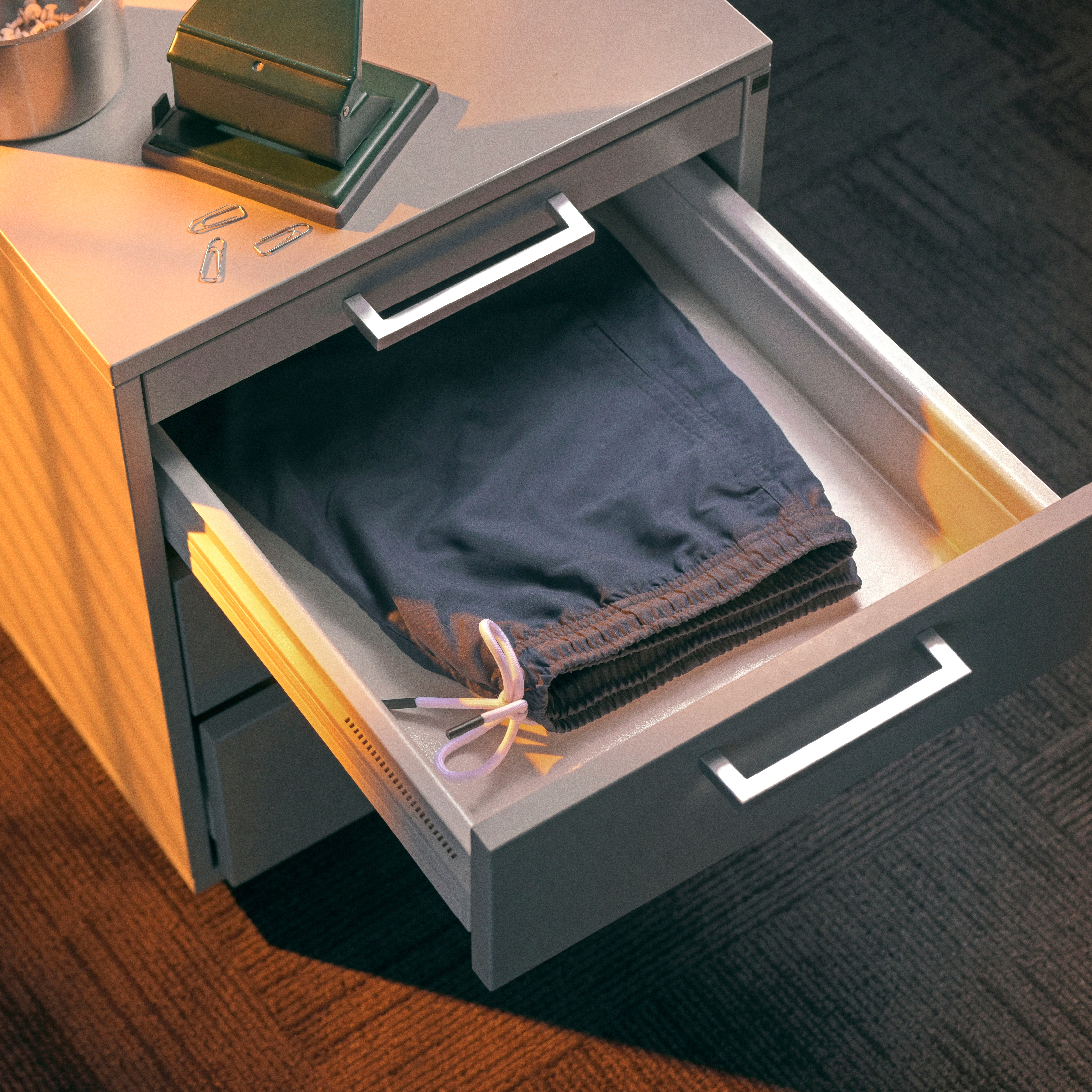 Schwimmshorts in Marineblau - 5