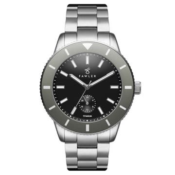 Makalu | Grey Brushed Titanium Dive Watch