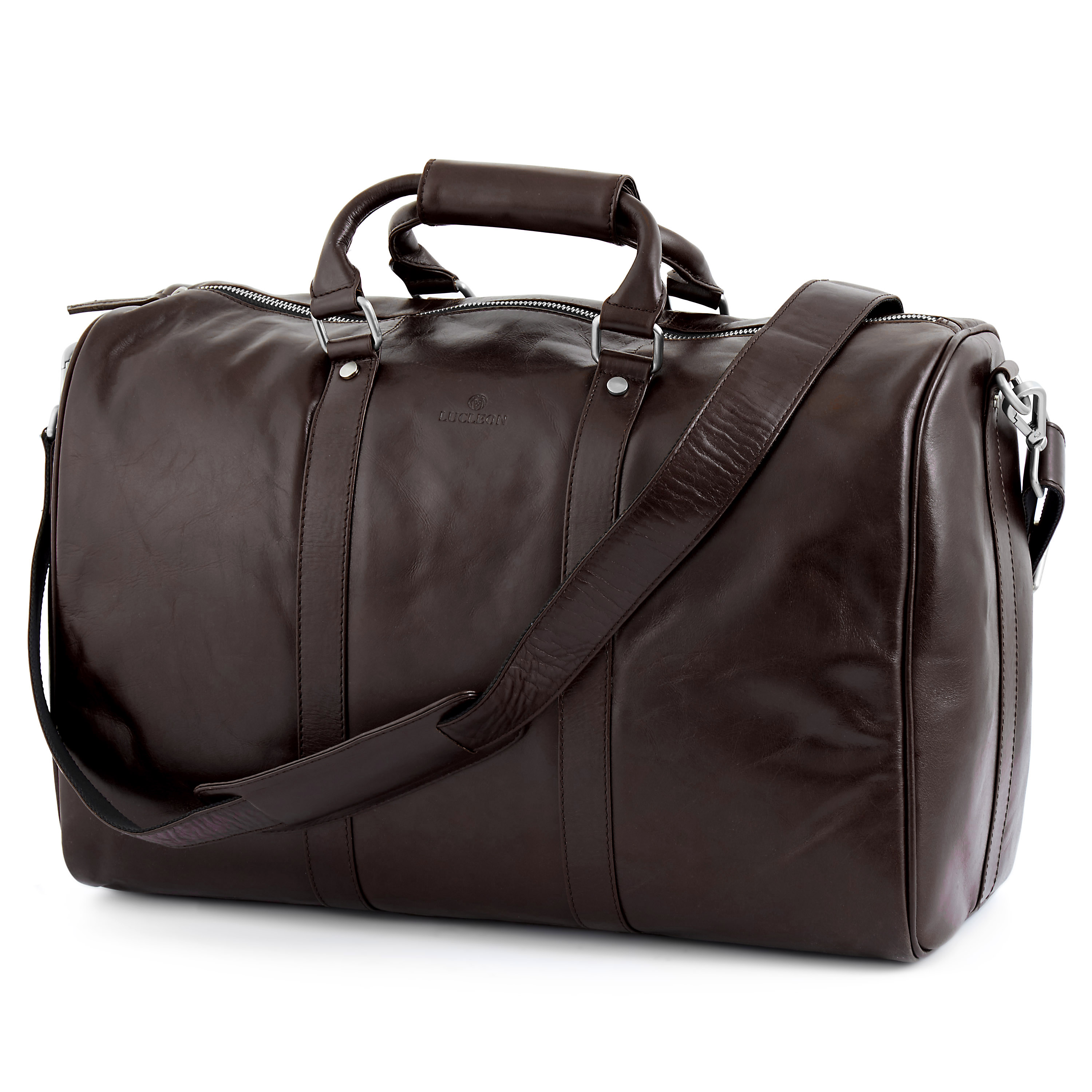 Bolsa de viaje fina marrón oscuro Jasper - 10
