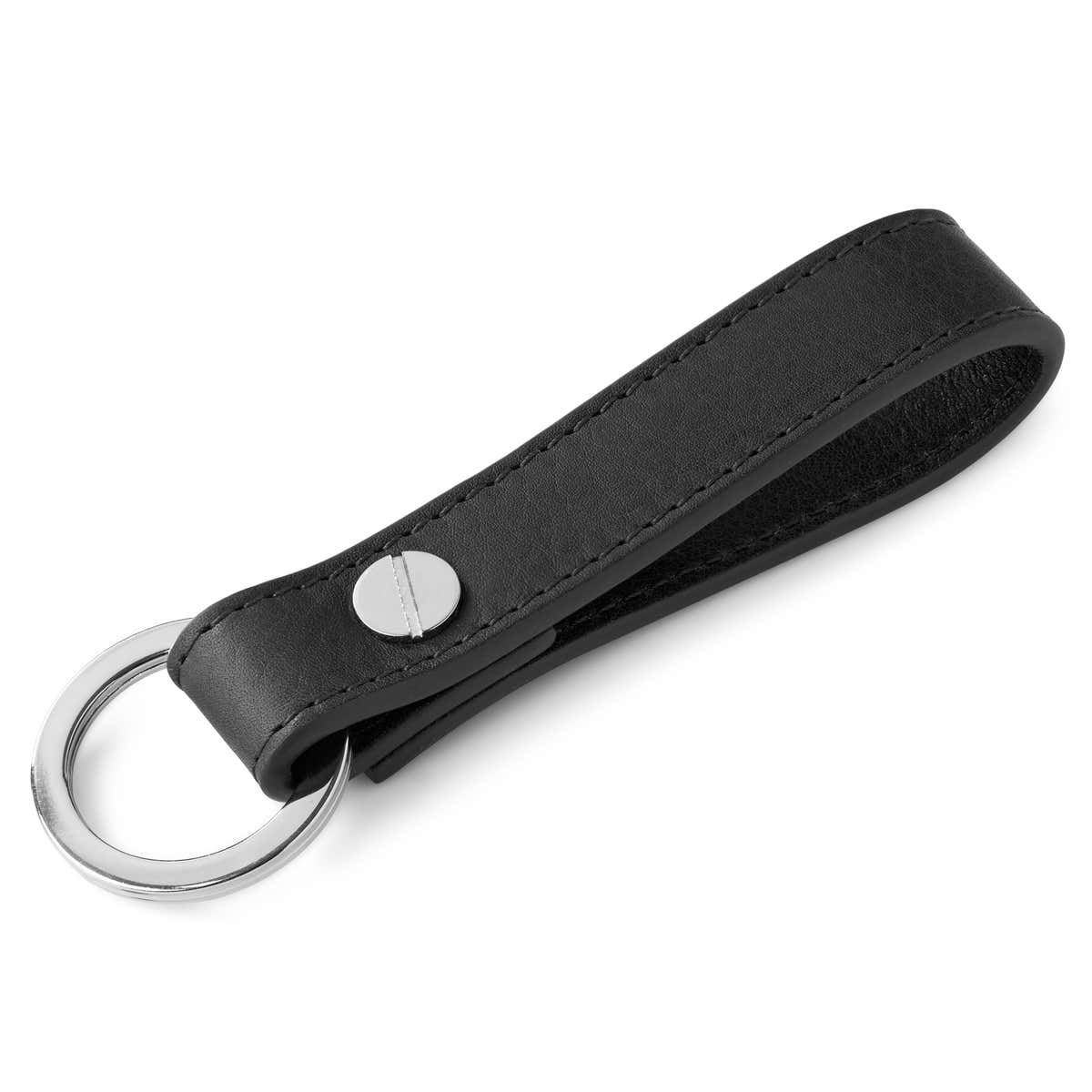 Black Leather Loop Keyring | In stock! | Trendhim