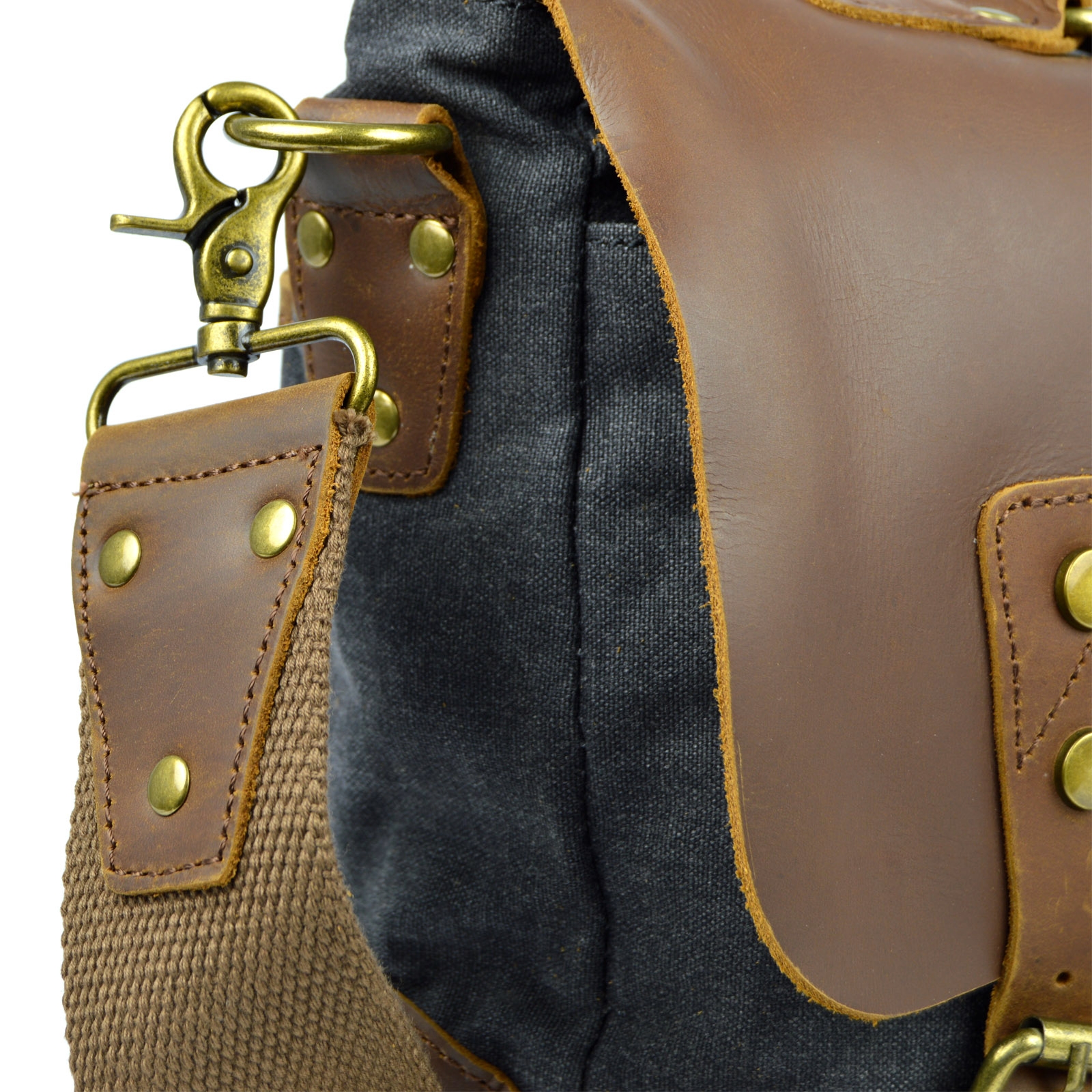 Mobara Grå Messenger Taske - 6