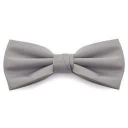 XL Light Grey Pre-Tied Bow Tie