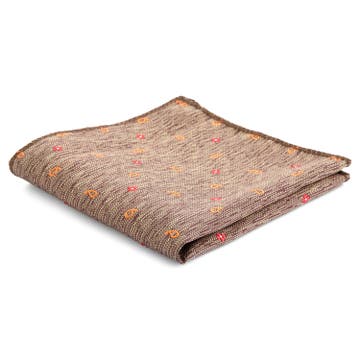 Casual Brown Pocket Square Casual Brown Pocket Square