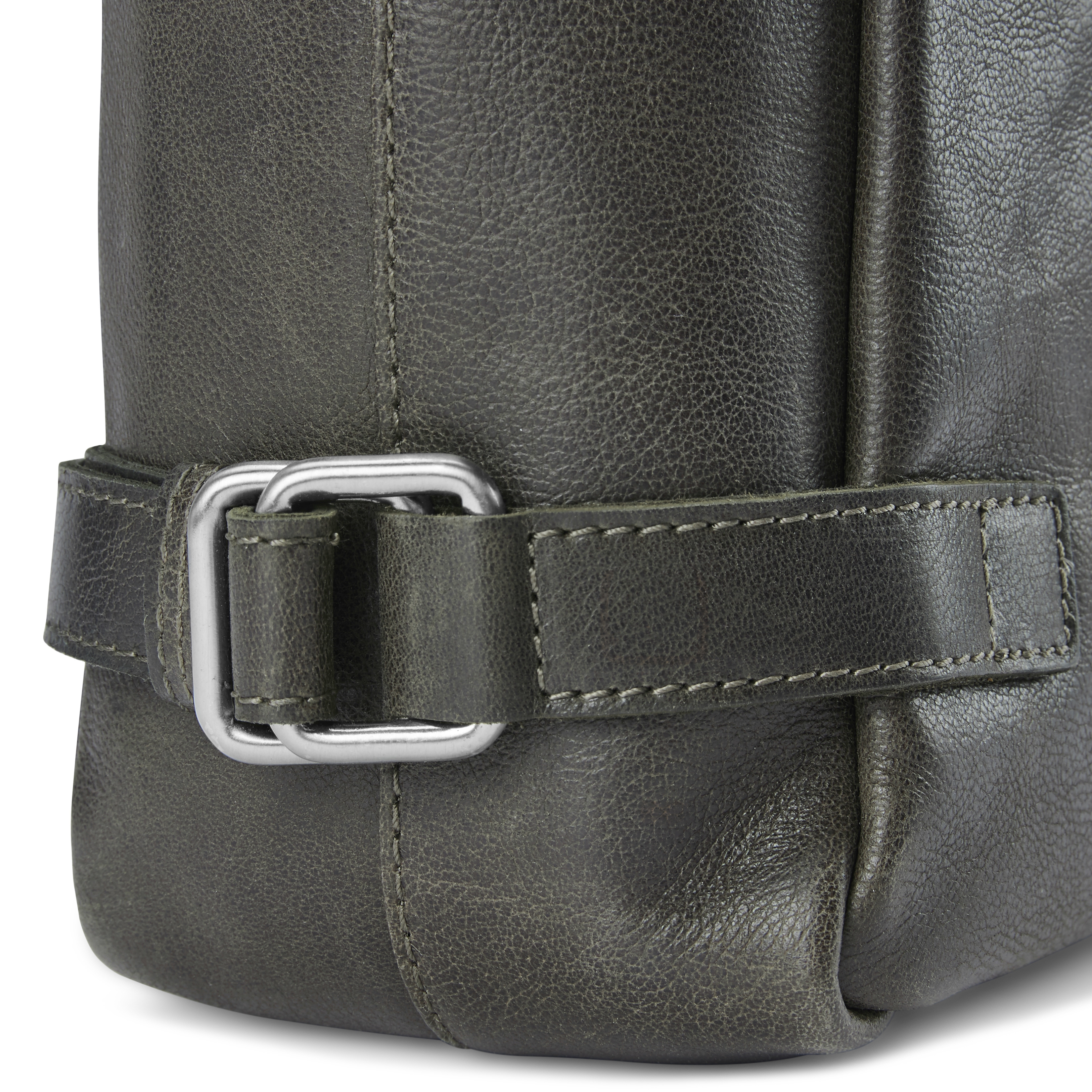 Cartera de cuero gris oscuro lujoso Licio - 10
