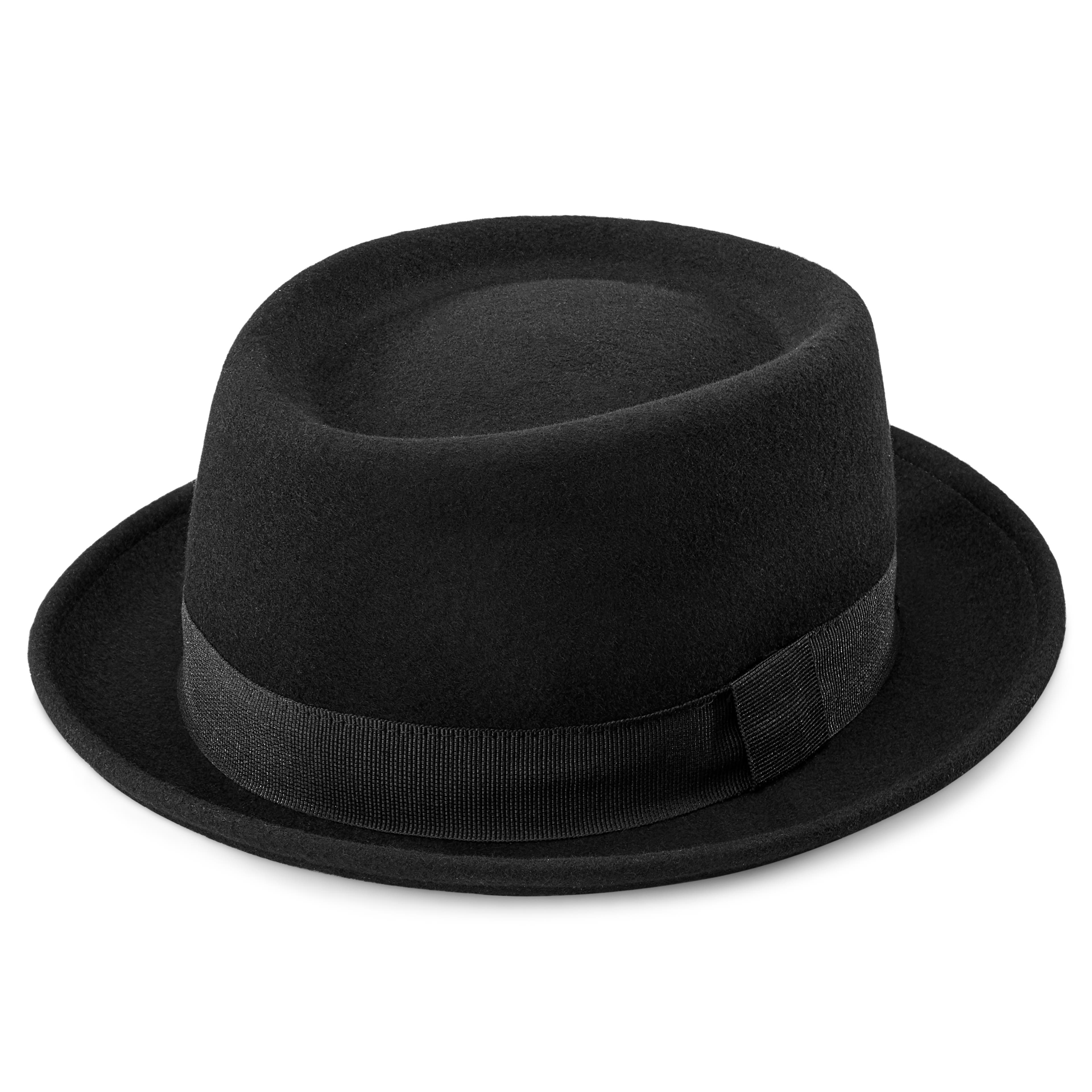 Černý vlněný klobouk Heisenberg Fido 