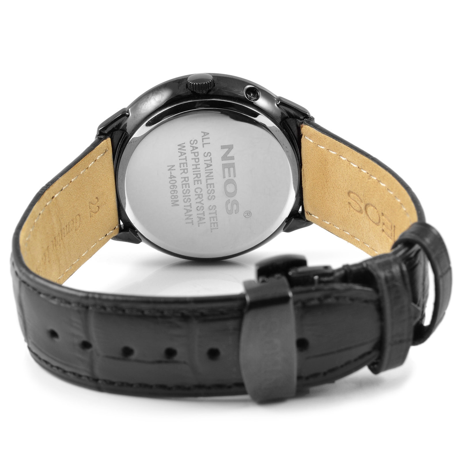 Musta/Kulta City Sapphire Kello - 4