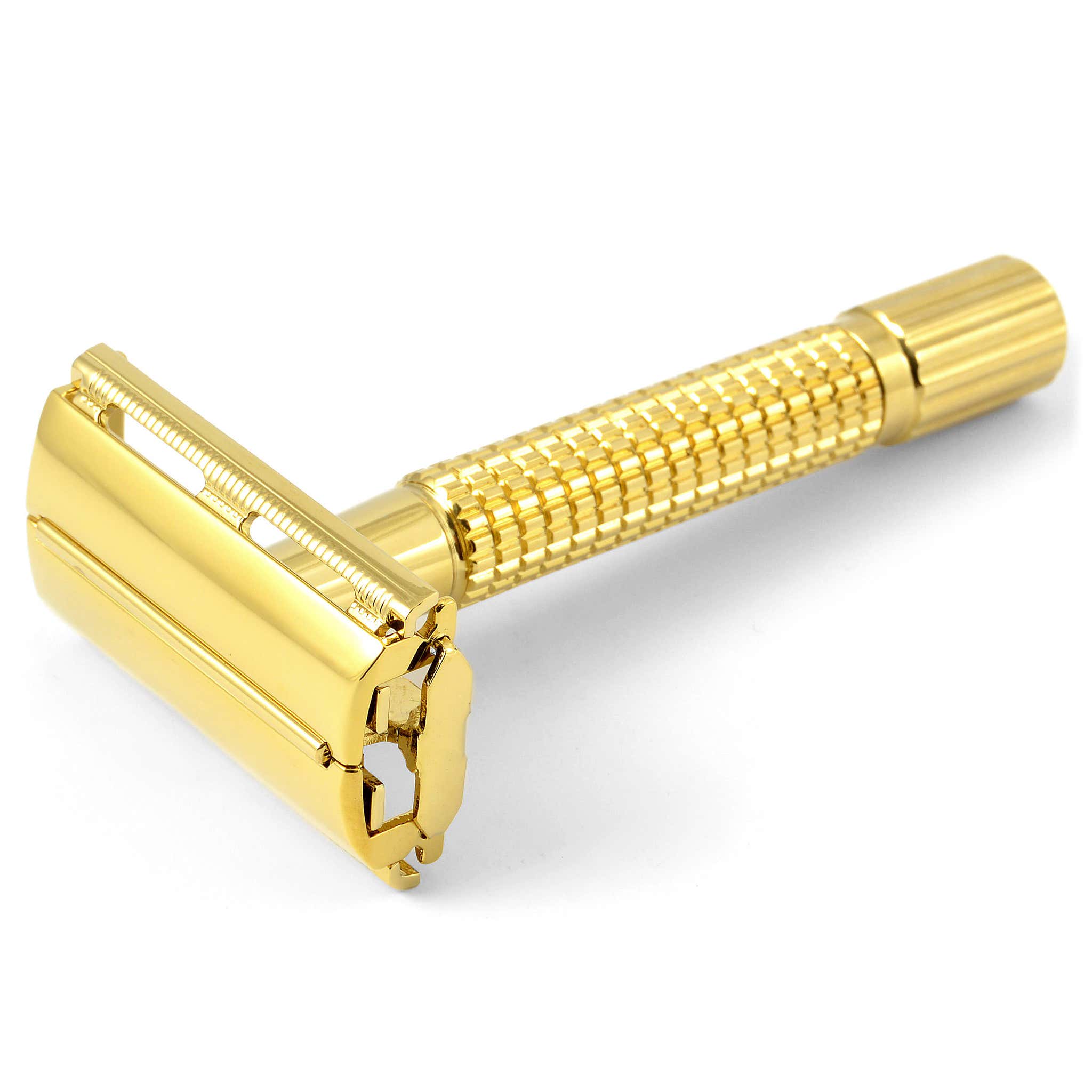 Gold-Tone Safety Razor | In stock! | Fort Tempus