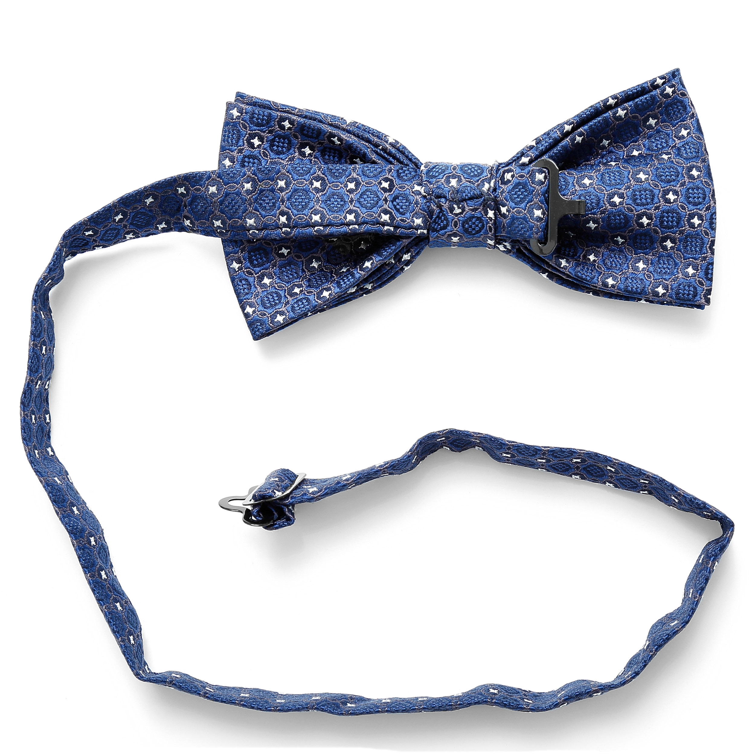 Blue Royal Pre-Tied Bow Tie - 3