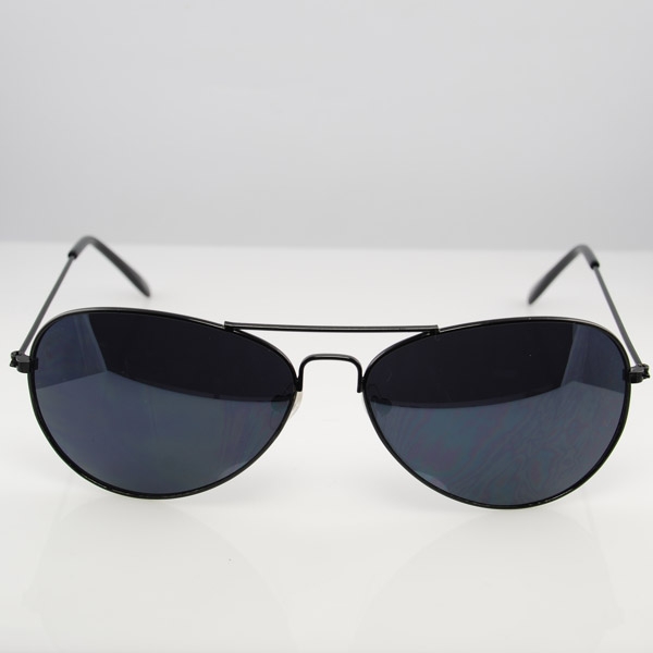 Sorte/Sorte Aviator Solbriller - 2