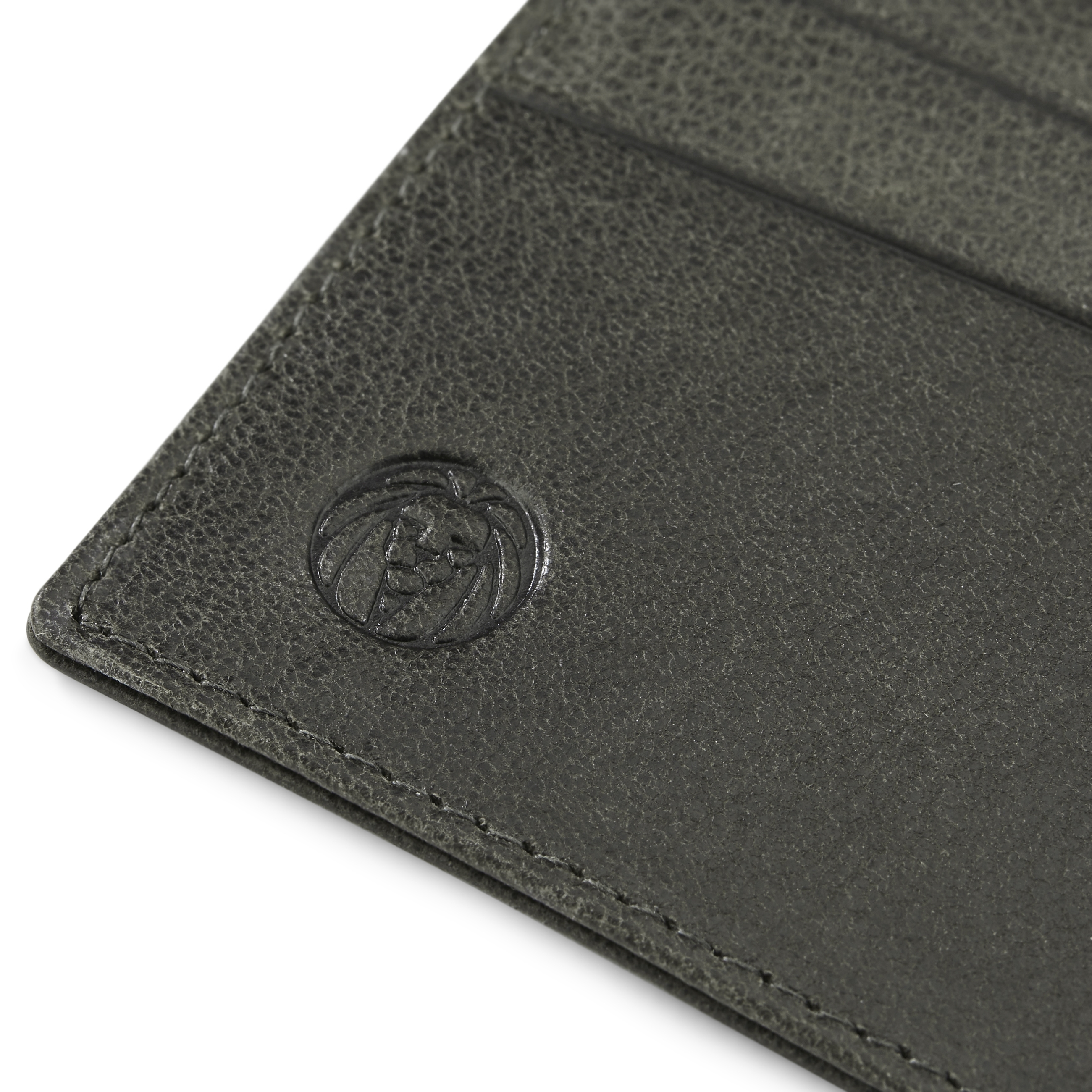 Licio Bruingrijze Lederen RFID-kaarthouder - 4