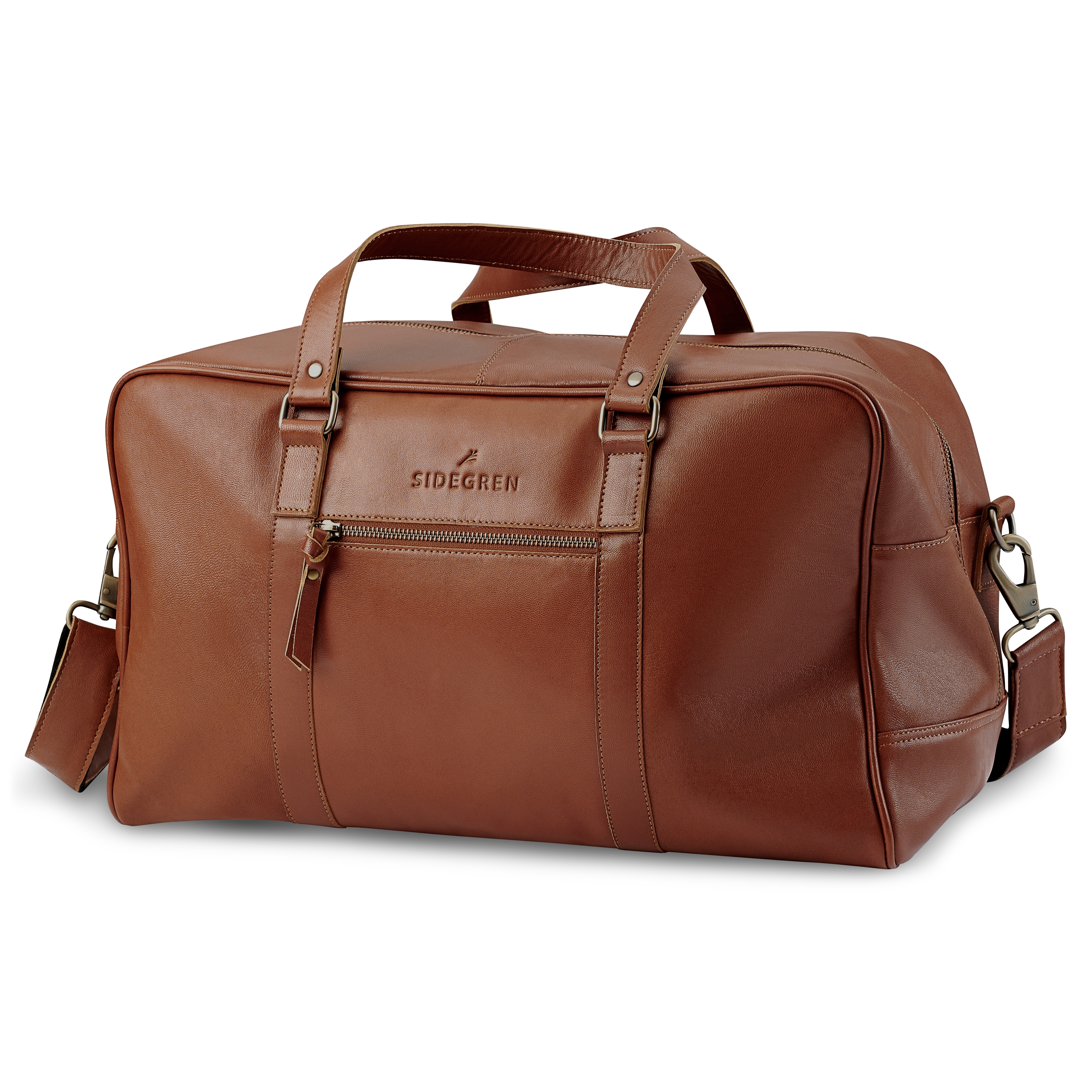 Mens leather shop day bag