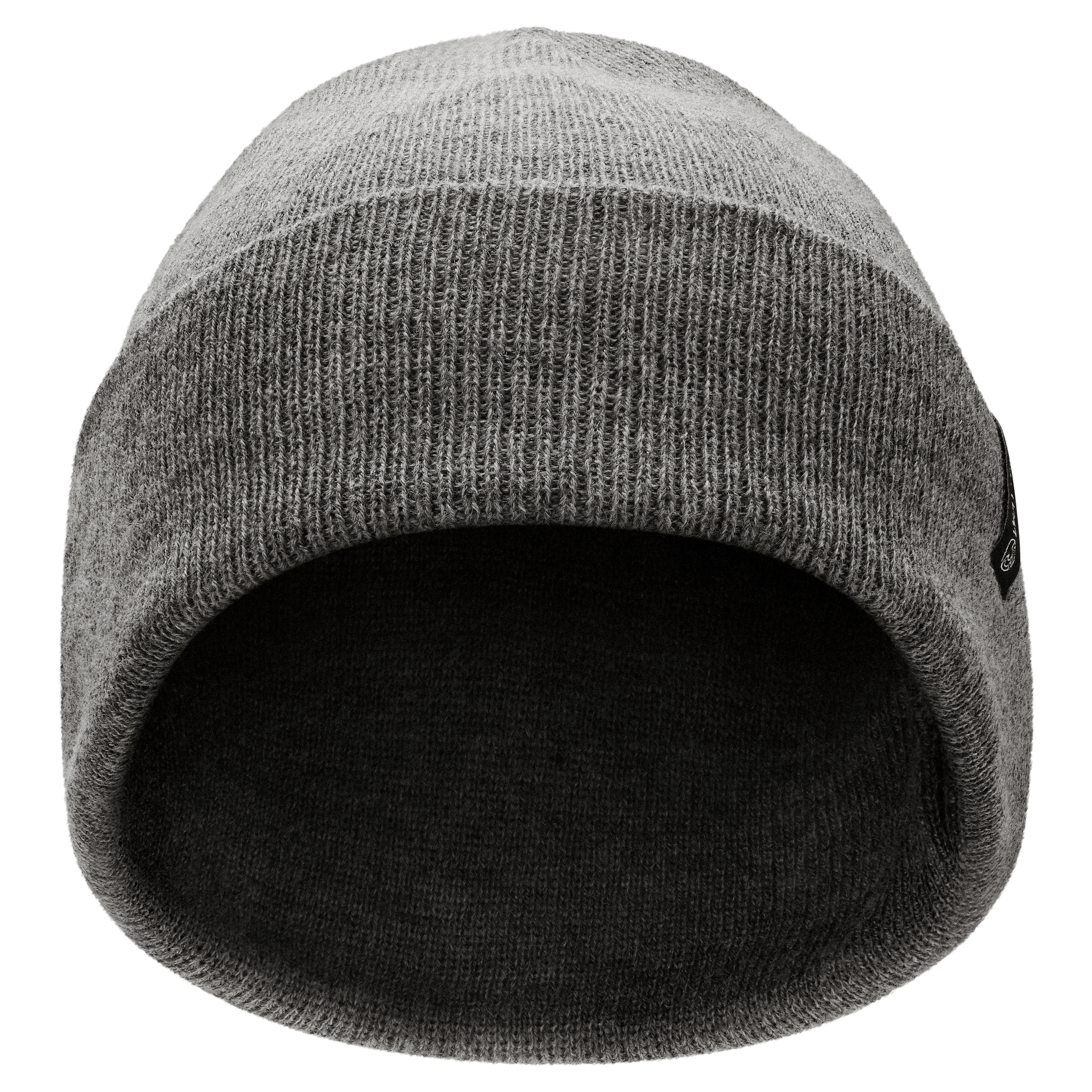 Baltic | Gray Fine Knitted Acrylic Beanie - 2