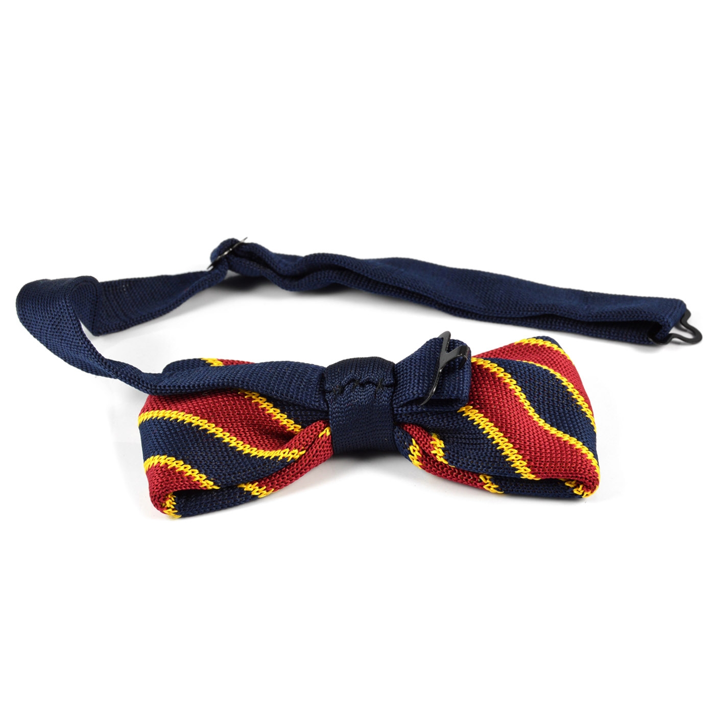 Blå/Rød Strikket Butterfly - 3