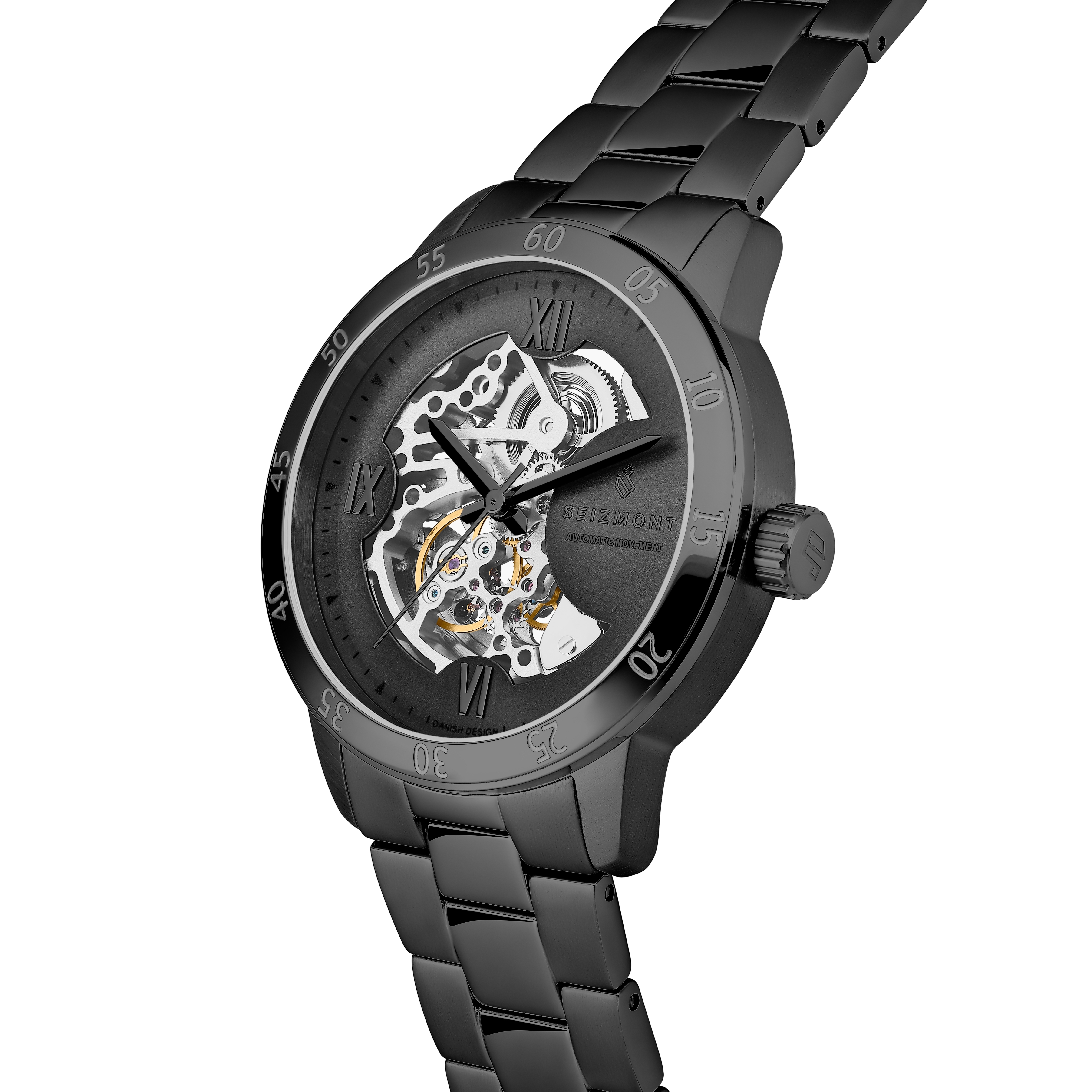  Dante II | Schwarze Skelettuhr - 5